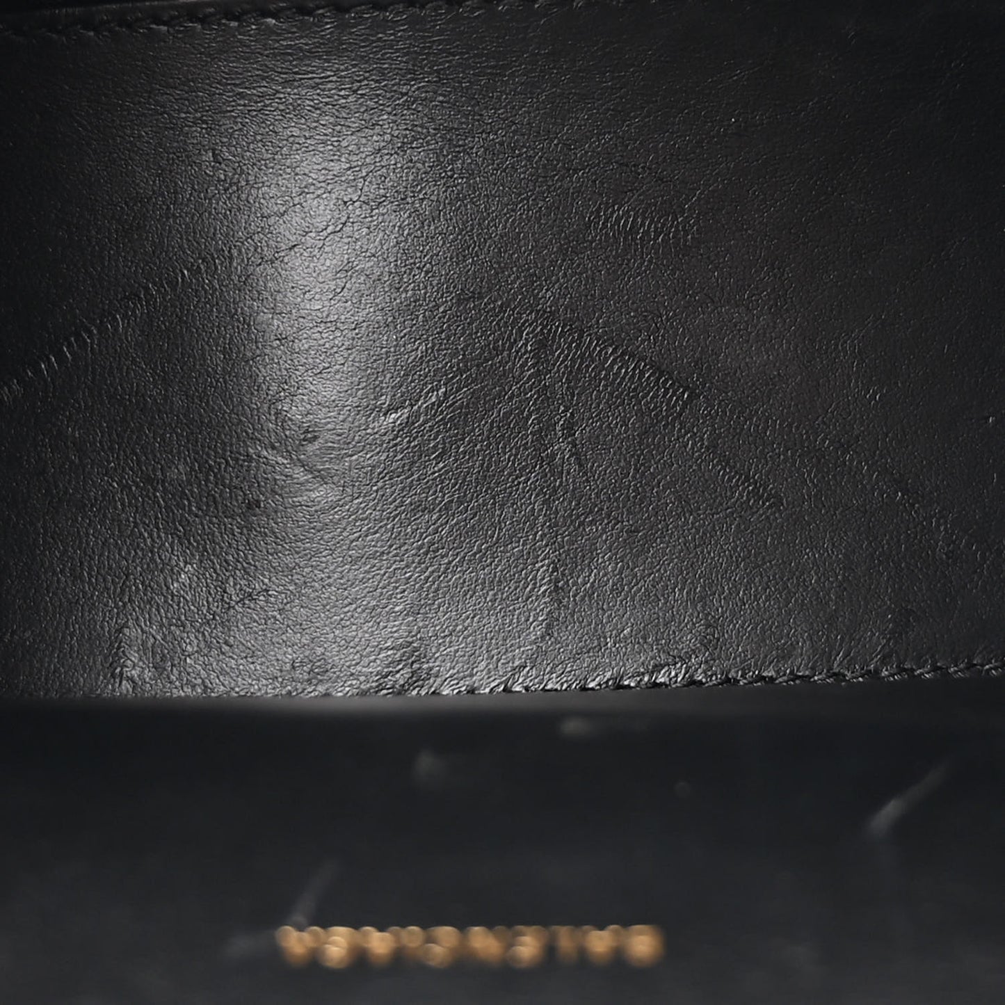 Shiny Box Calfskin Hourglass Top Handle Bag XS Black