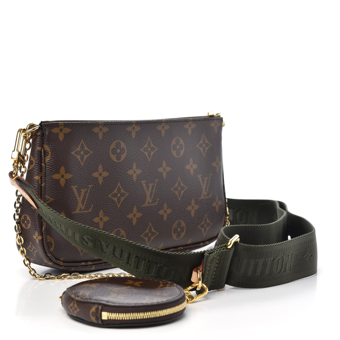 Monogram Multi Pochette Accessories Kaki
