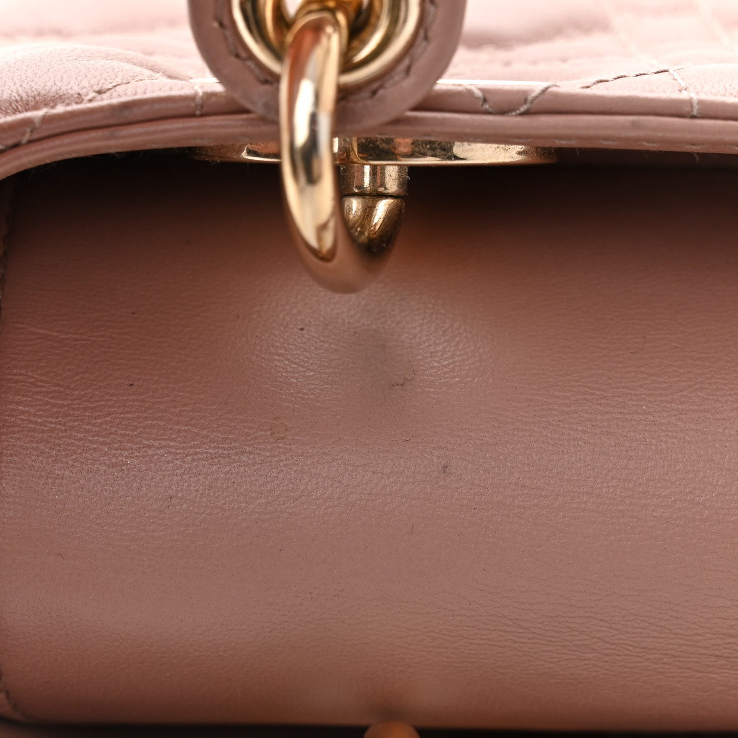 Lambskin Cannage Small My ABCDior Lady Dior Blush