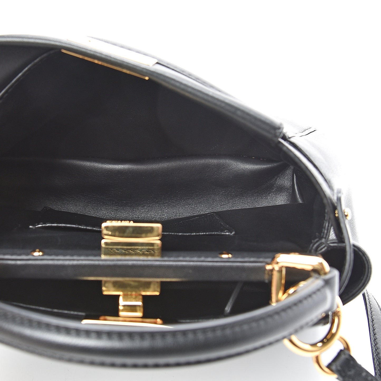 Nappa Mini Peekaboo Iconic Satchel Black