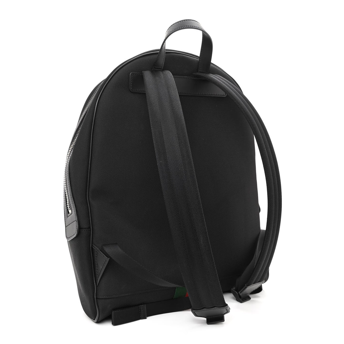 Techno Canvas Web Backpack Black
