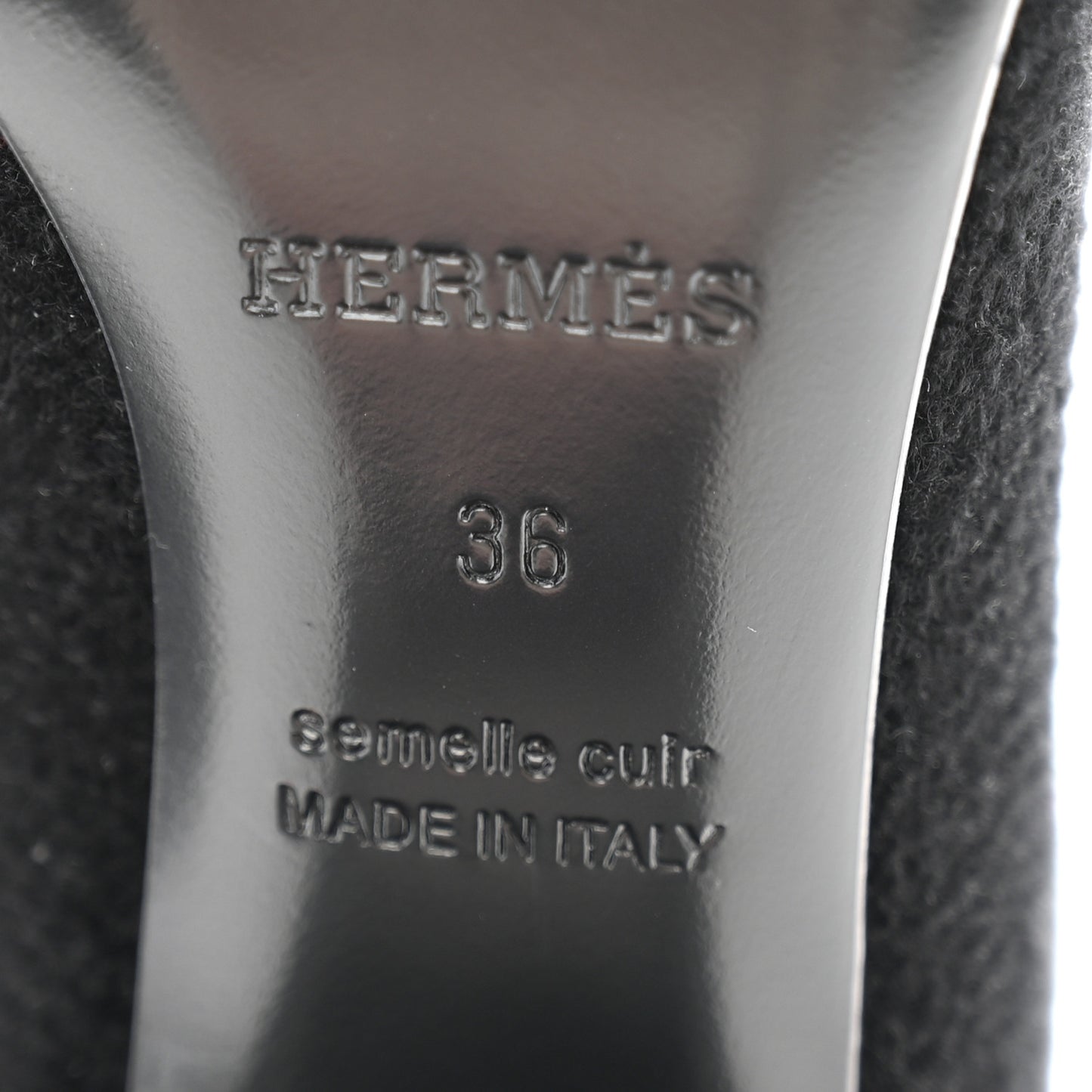 Knit Calfskin Jenna 60 Ankle Boots 36 Black