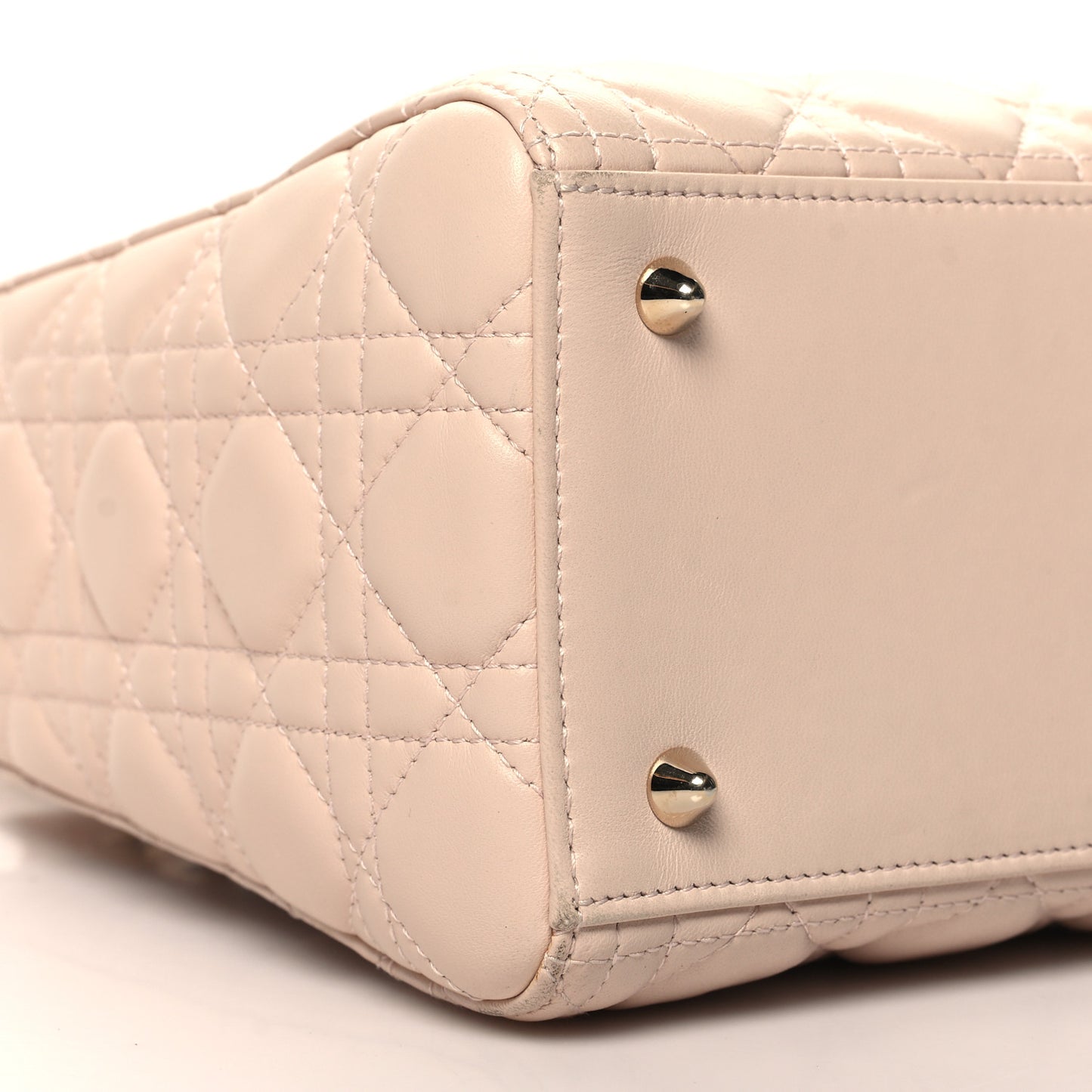 Lambskin Cannage Medium Lady Dior Light Pink
