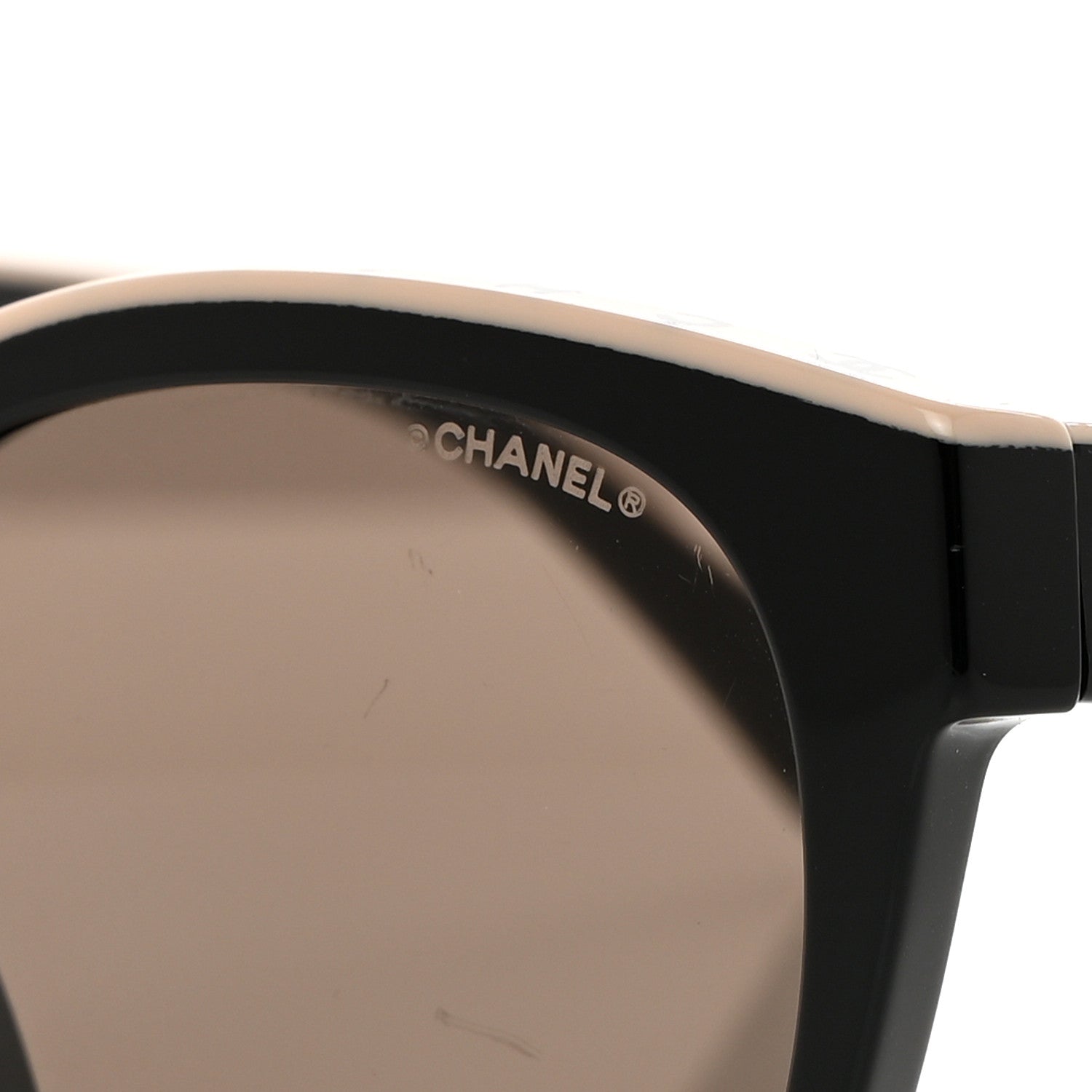Chanel Acetate CC Butterfly Sunglasses 5414 Black Beige 7 of 9