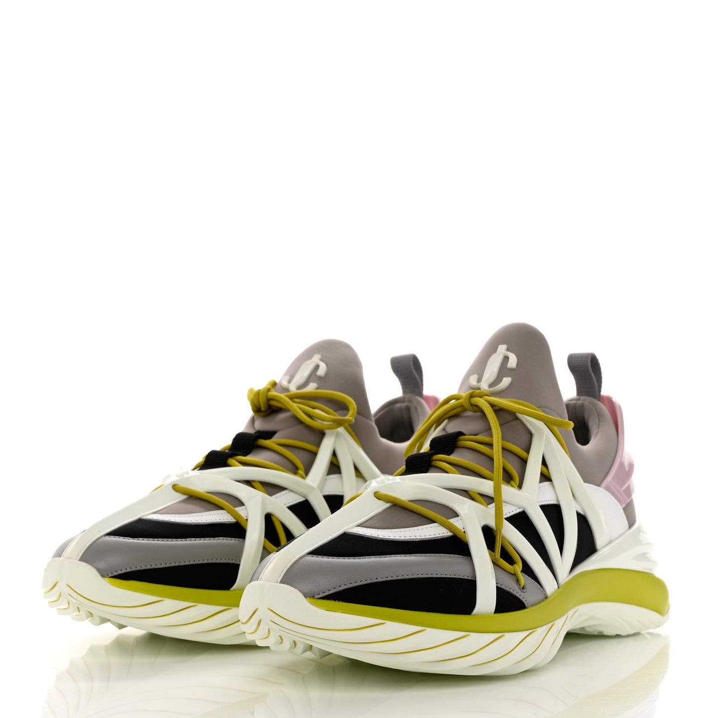Neoprene Women's Cosmos Low Top Sneakers 43 Grey Lime