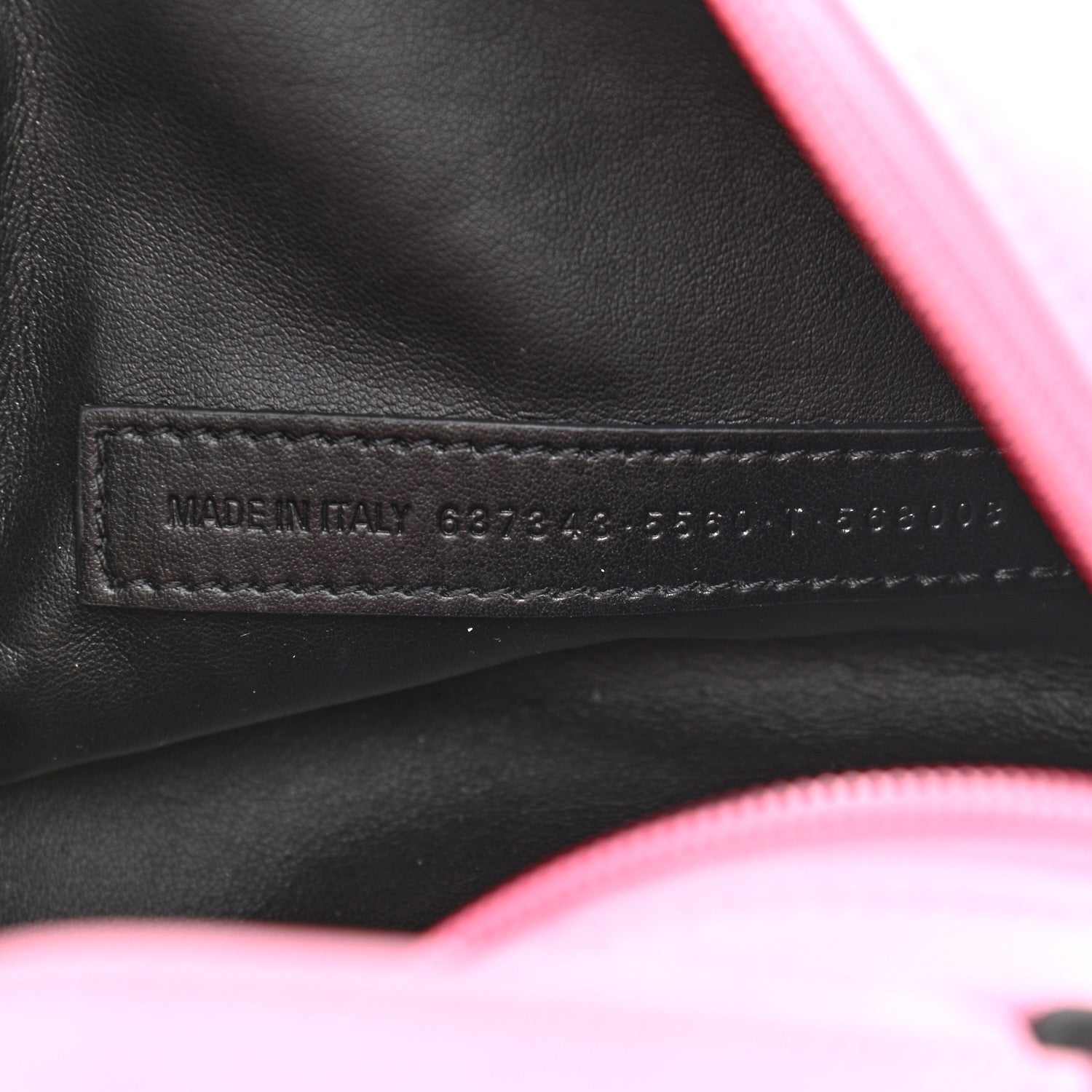 Balenciaga Recycled Sport Nylon Logo Embroidered Messenger Bag Pink White 7 of 10