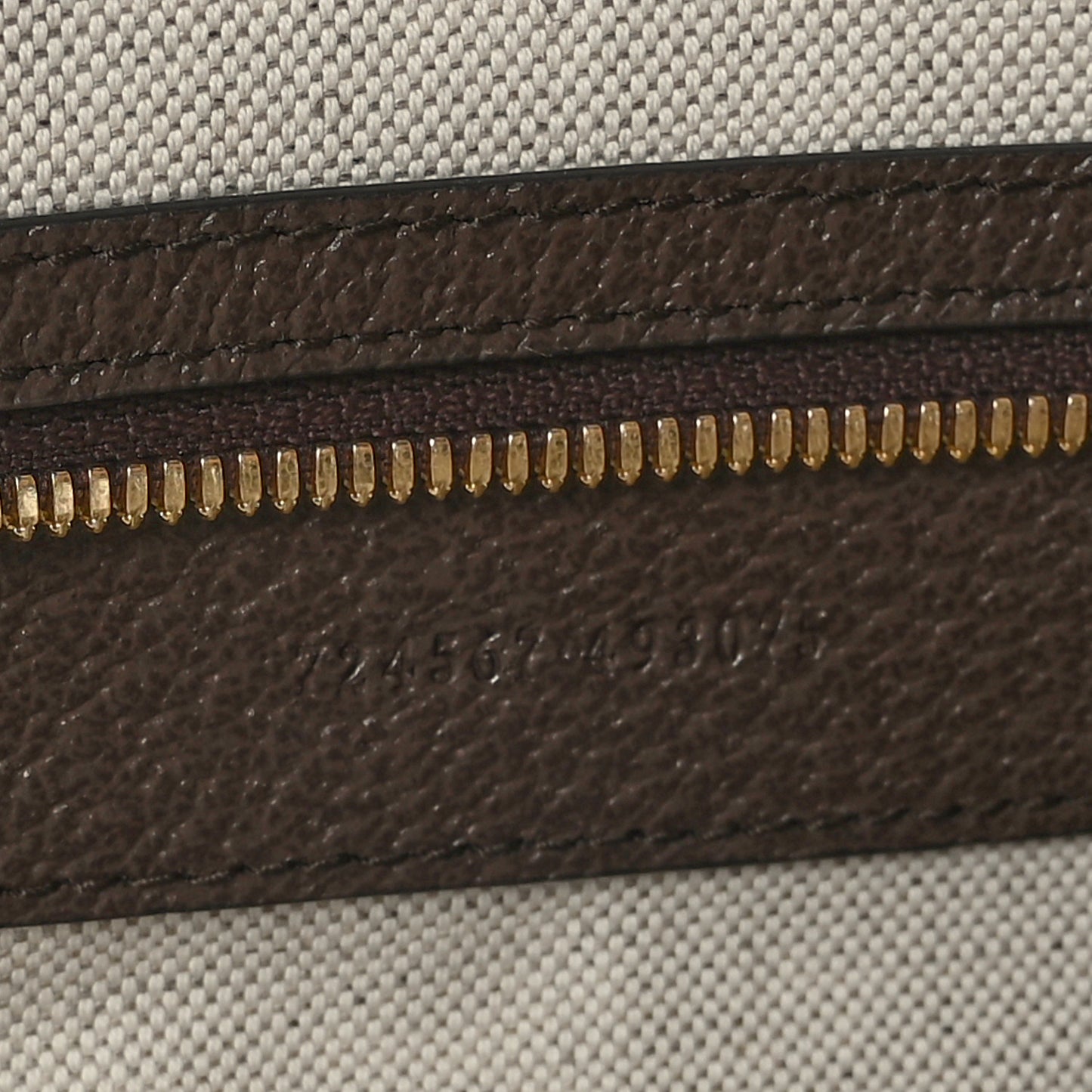 Monogram Jumbo GG Textured Dollar Calfskin Web Maxi Duffle Bag Camel Ebony