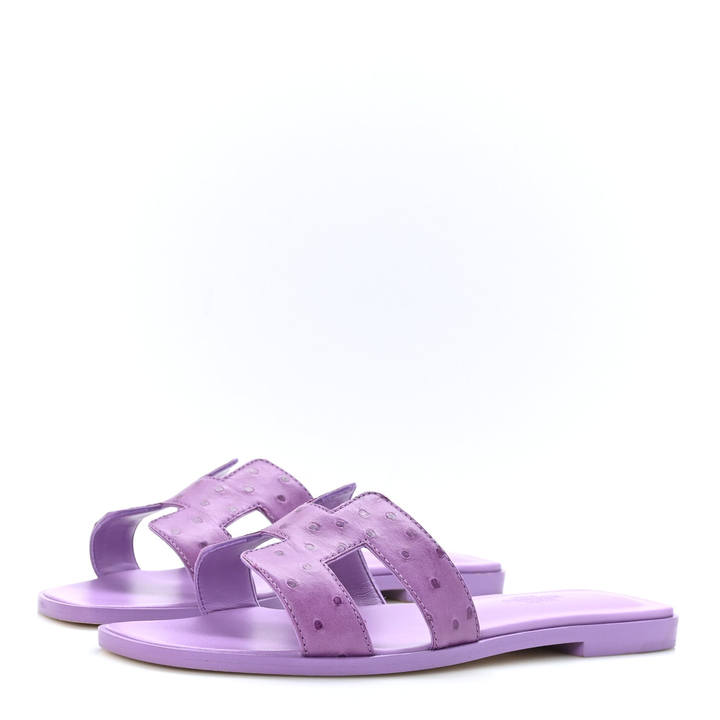 Ostrich Oran Sandals 36.5 Violet