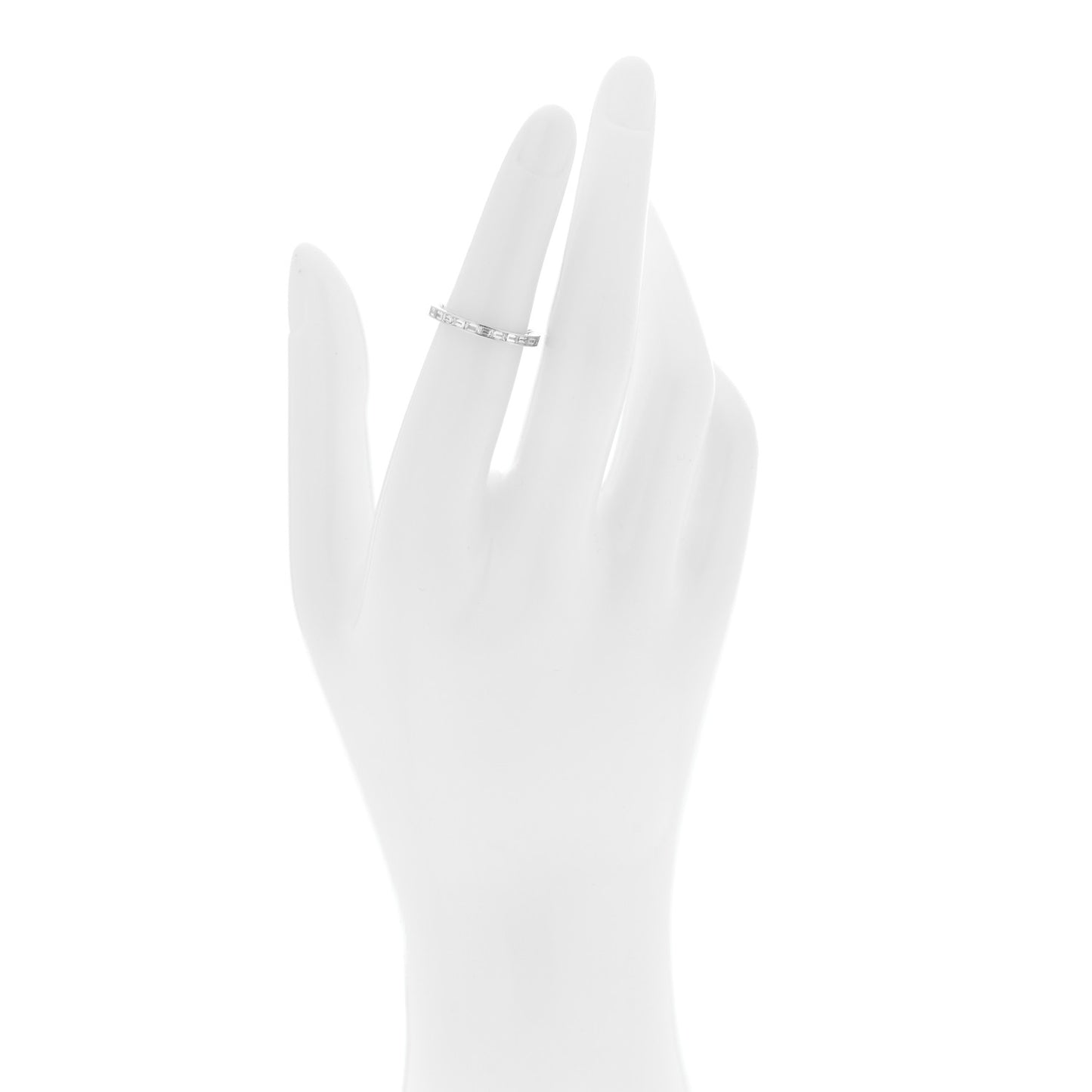 Platinum Diamond Eden Baguette Wedding Band Ring 49 5