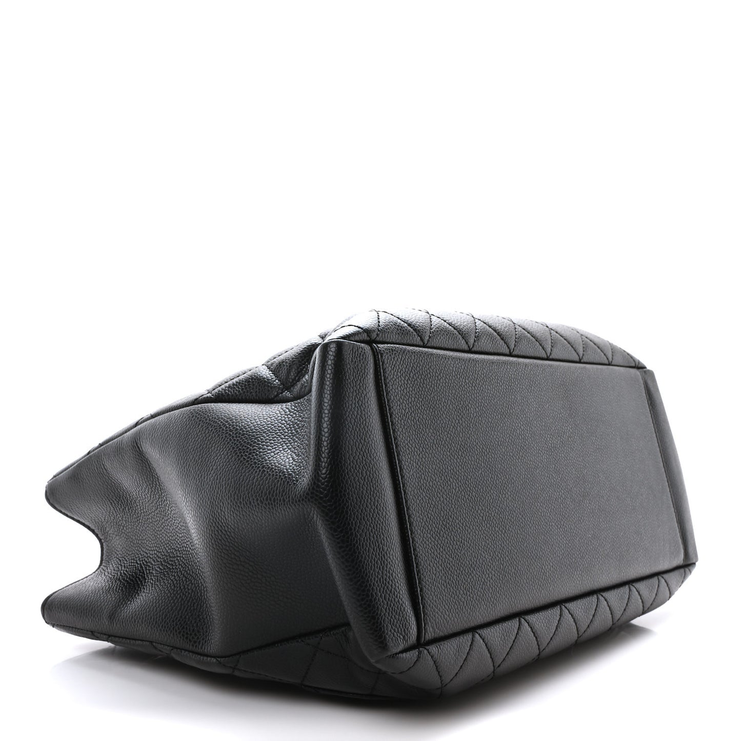 Caviar Quilted Grand Shopping Tote GST Black