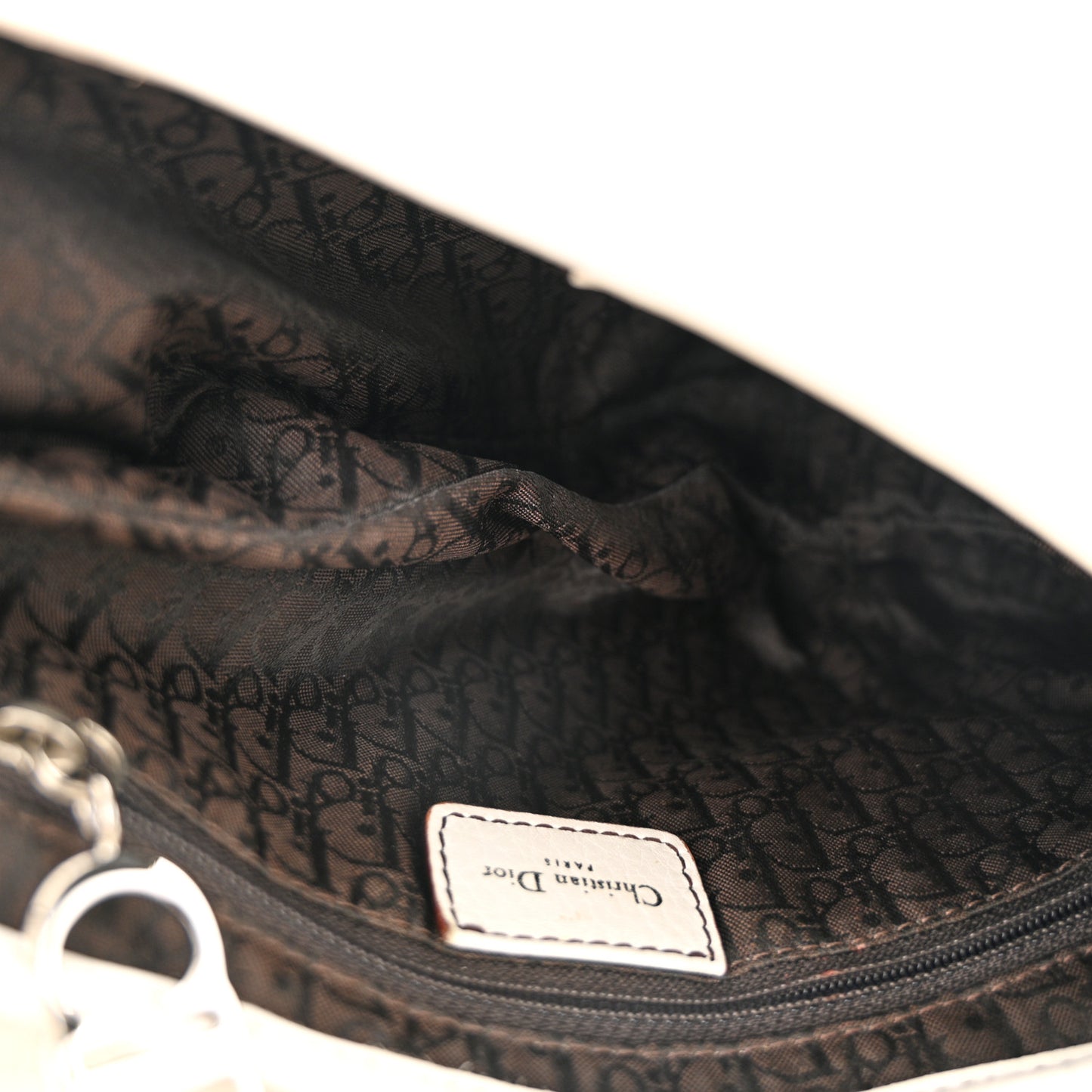 Calfskin Saddle Bag White