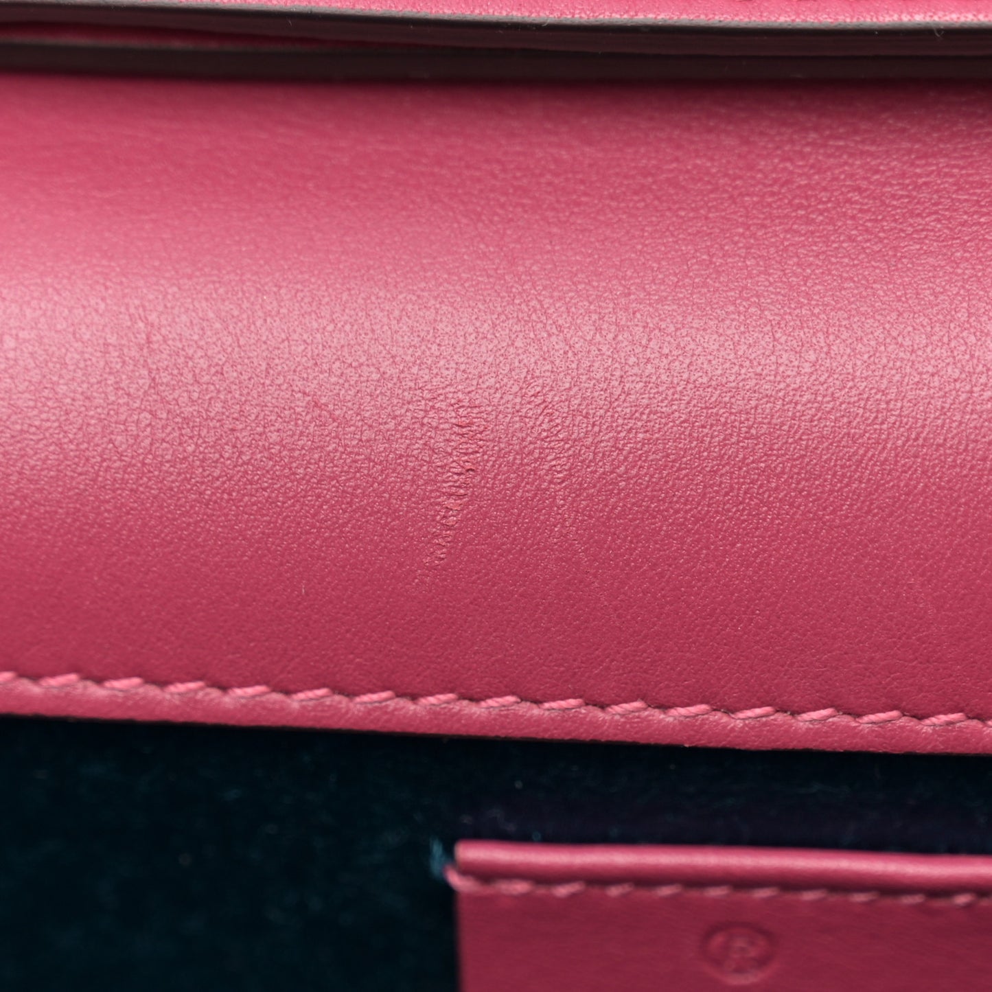Velvet Crystal Square G Shoulder Bag Light Raspberry Rose