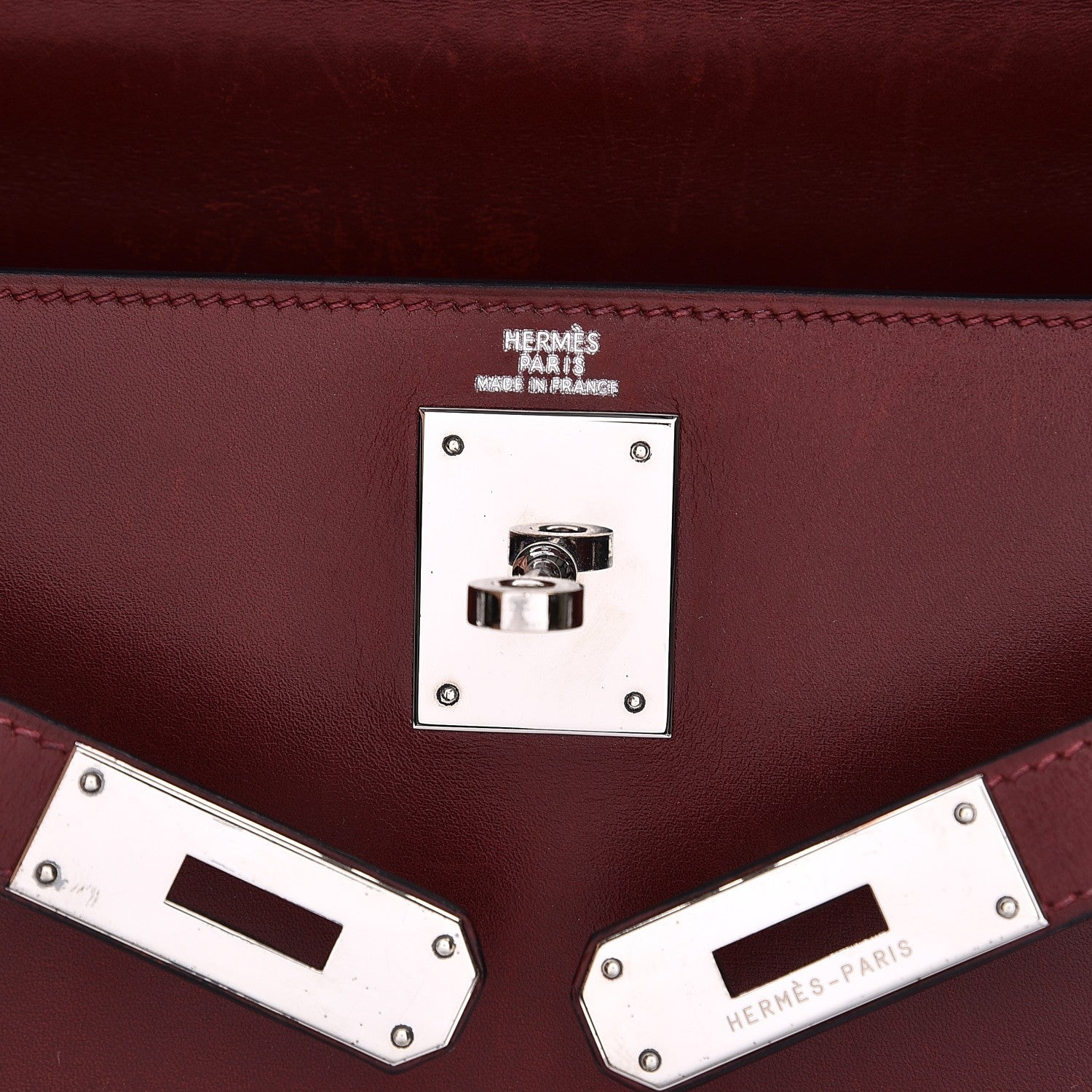 Hermes Box Kelly Sellier 28 Rouge H 8 of 39