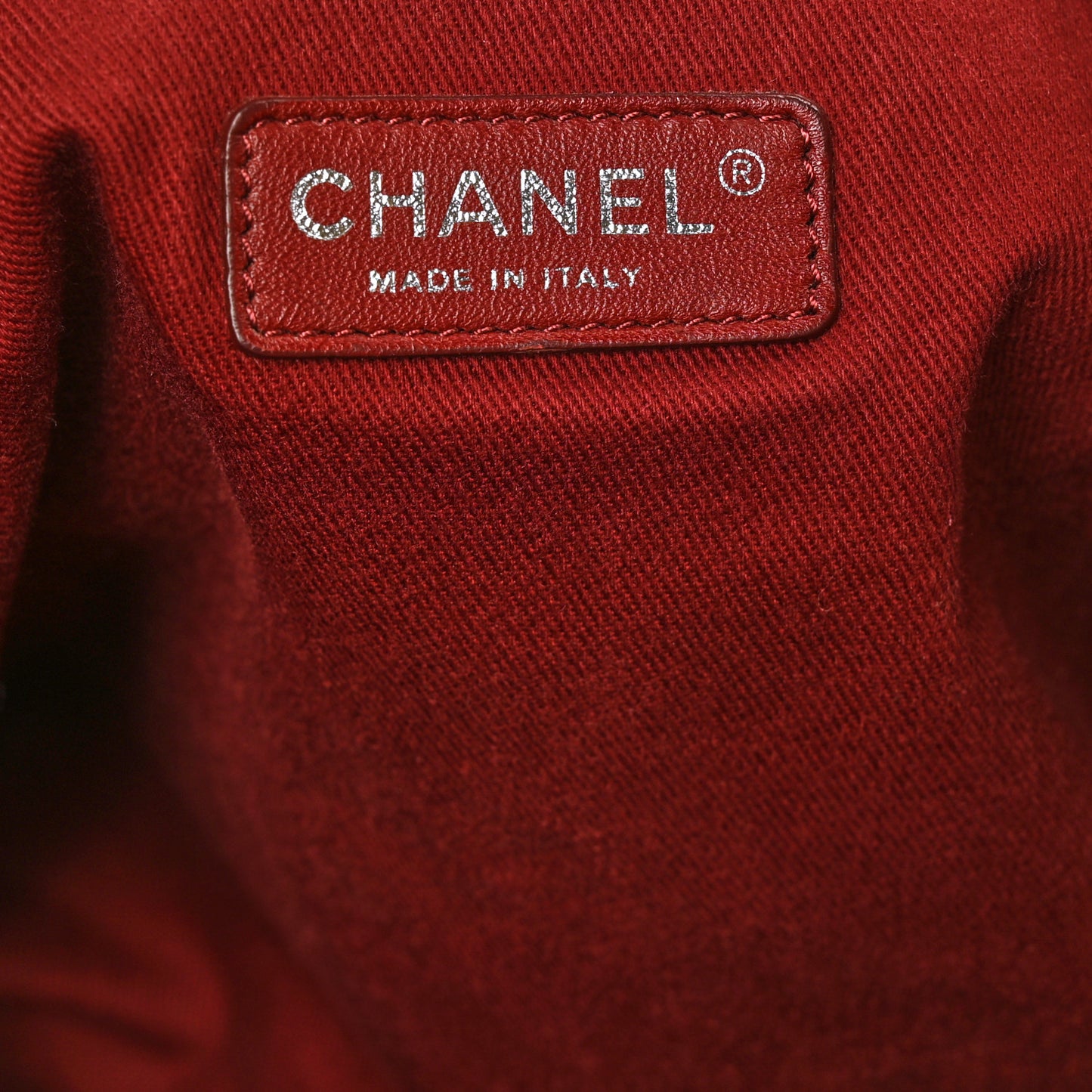 Canvas Medium Deauville Tote Red