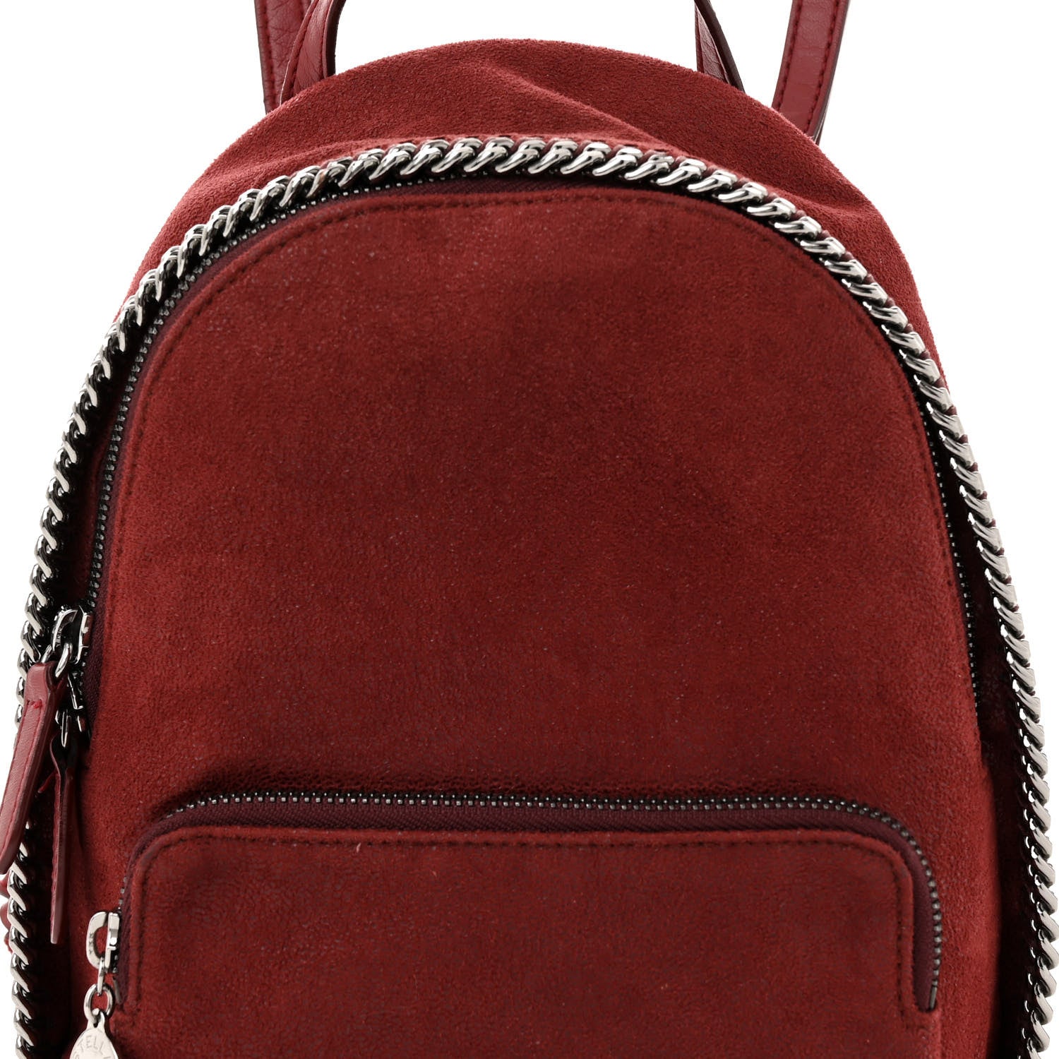 Stella McCartney Shaggy Deer Mini Falabella Backpack Ruby 8 of 13