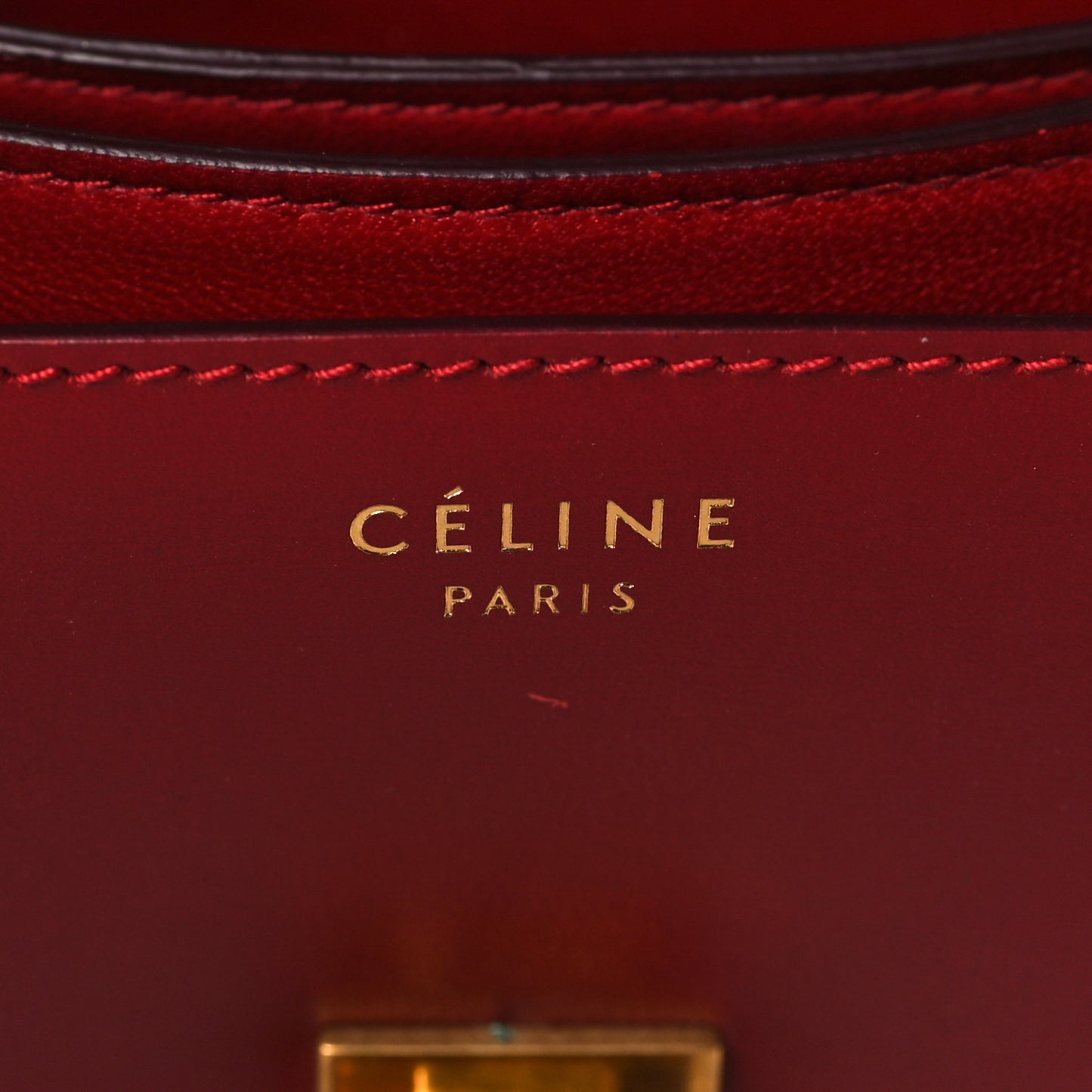 Box Calfskin Small Classic Box Flap Bag Red