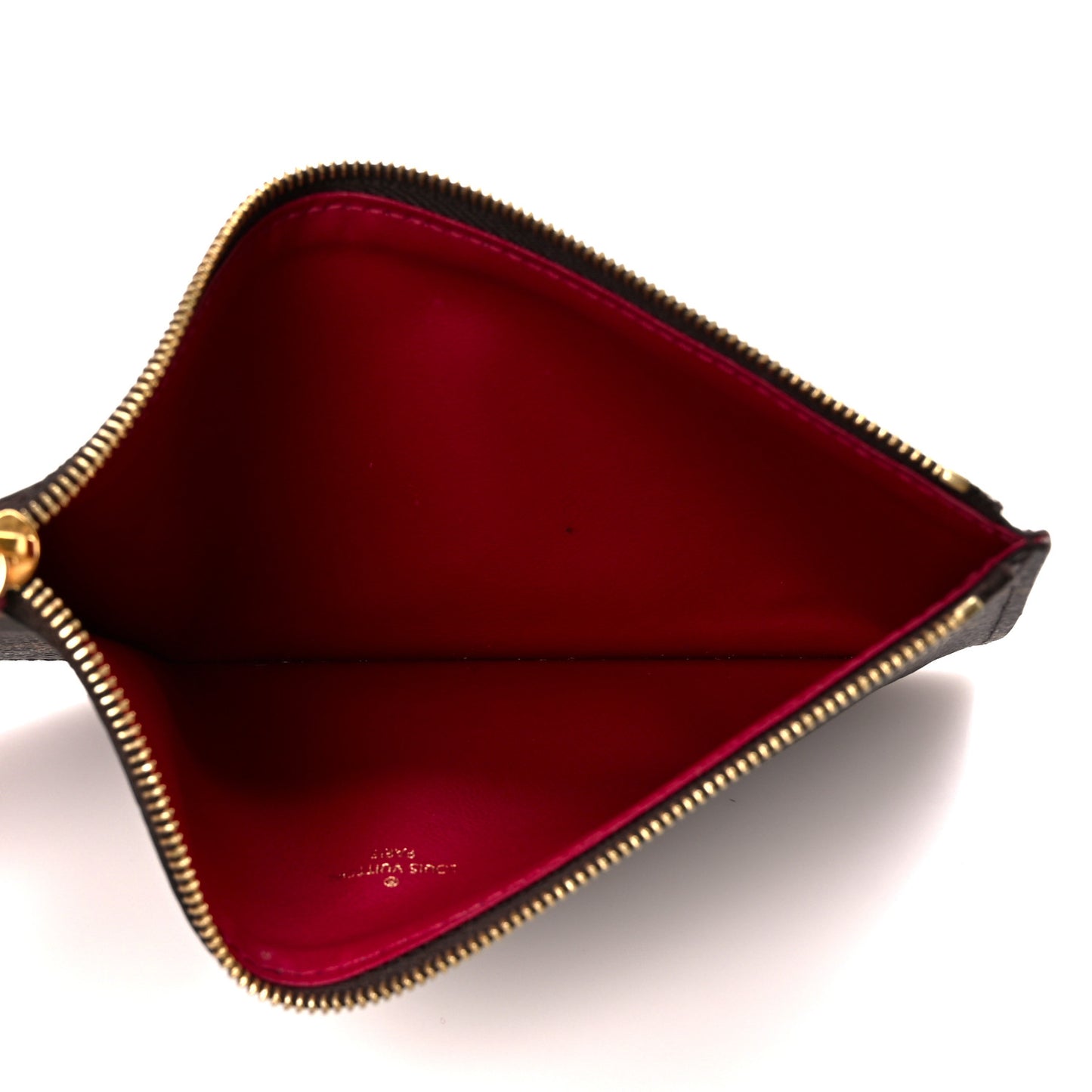 Monogram Pochette Felicie Chain Wallet Fuchsia