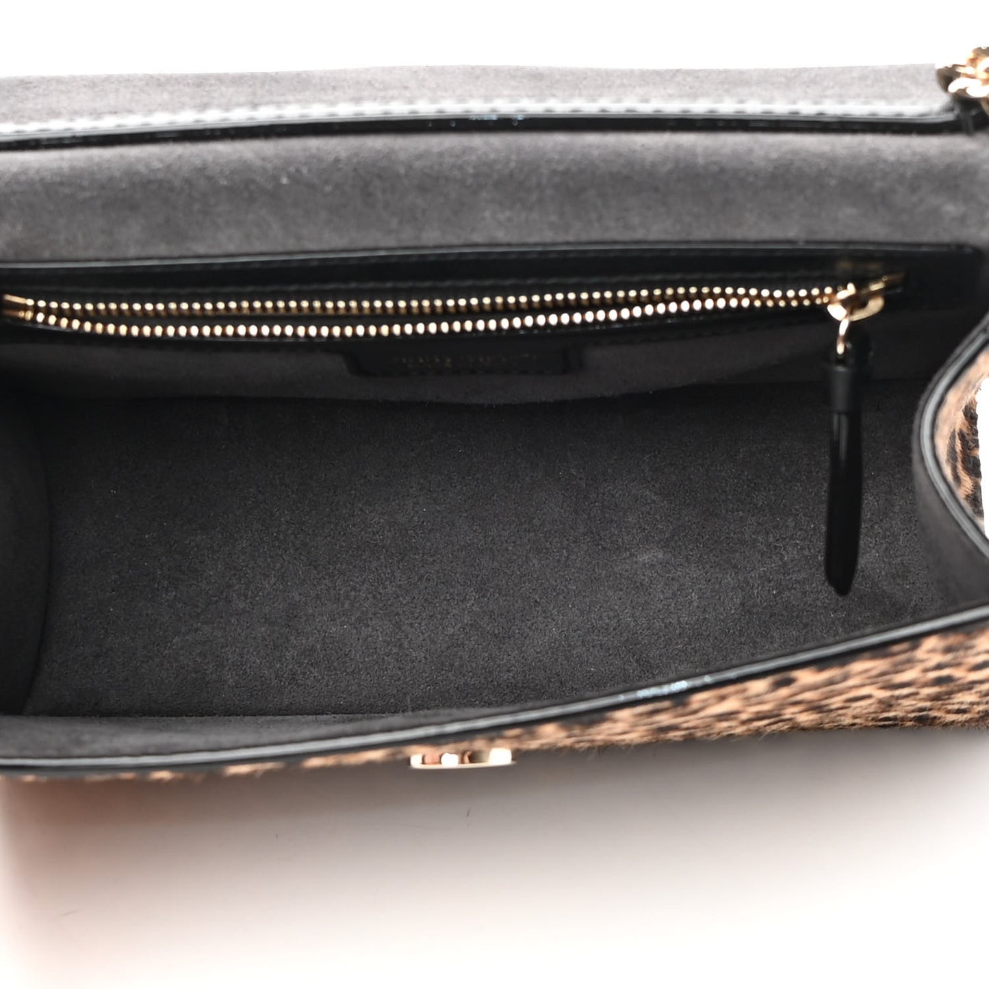 Pony Hair Leopard Print Madeline Shoulder Bag Natural Mix