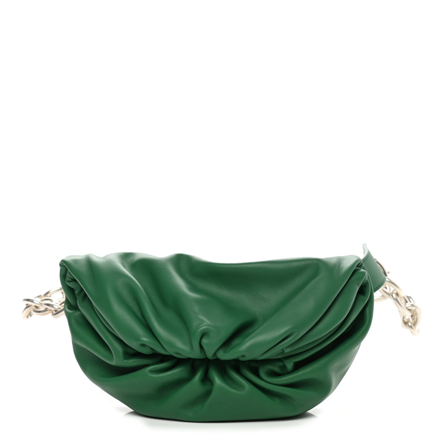 Bottega Veneta Nappa The Belt Chain Pouch Racing Green 1 of 11