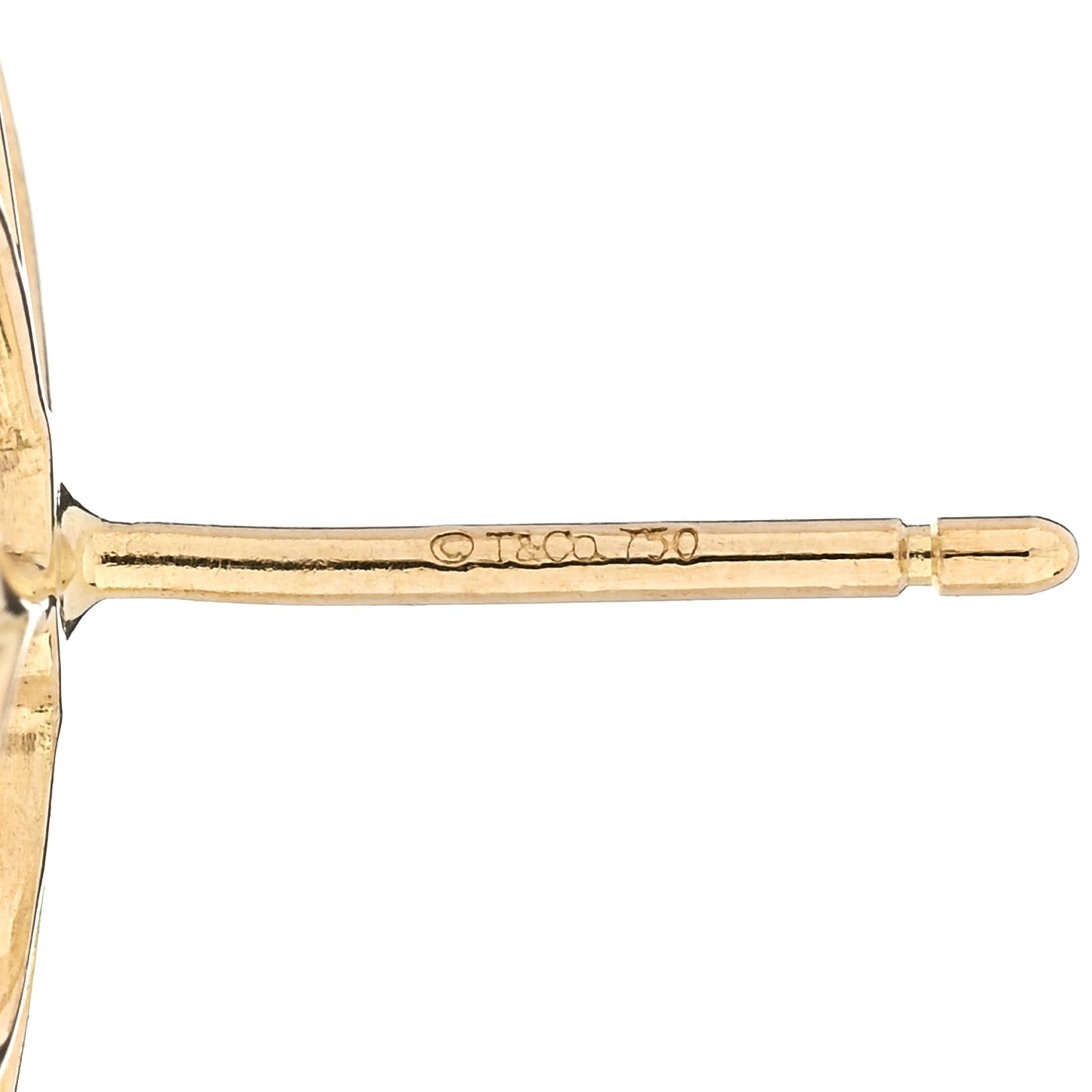 18K Yellow Gold Diamond Small Open Flower Earrings