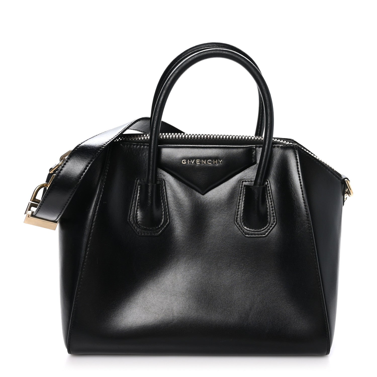 Givenchy Shiny Lord Calfskin Small Antigona Black 1 of 13