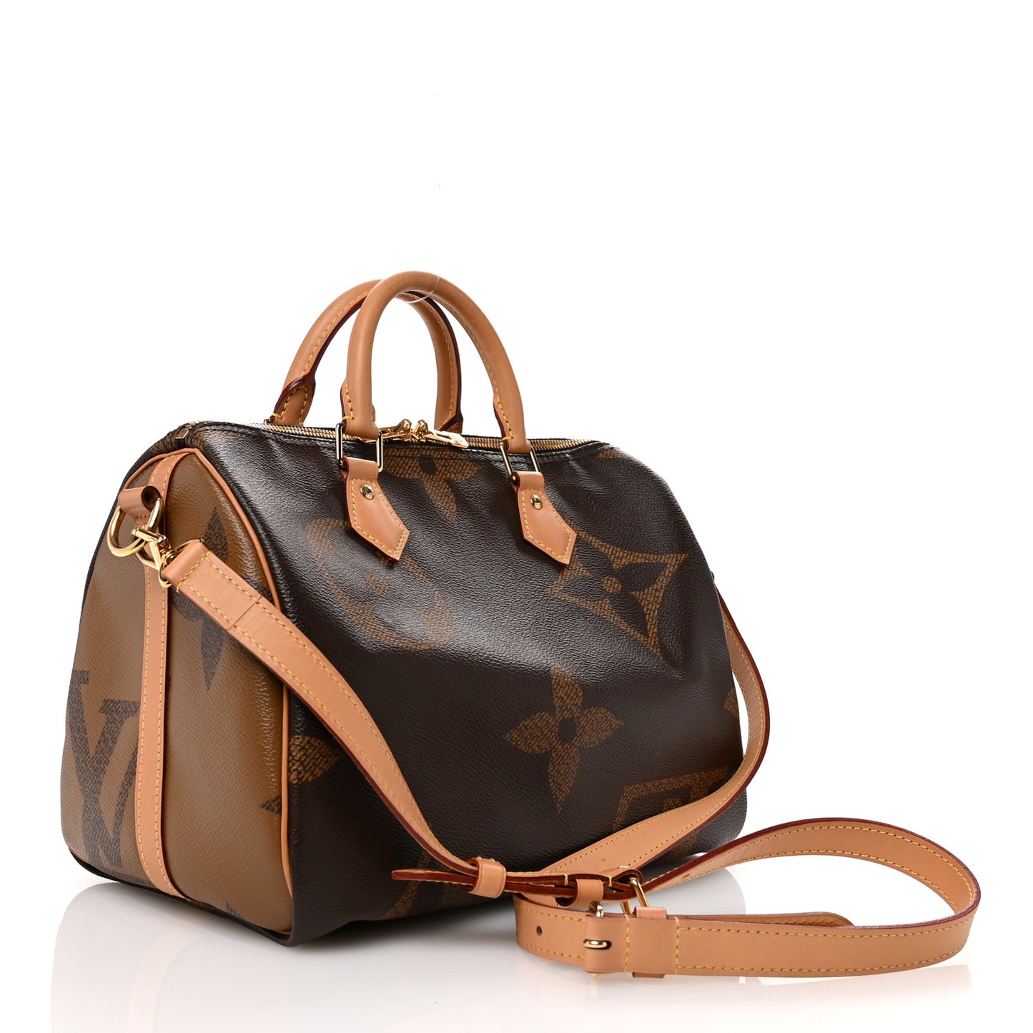 Reverse Monogram Giant Speedy Bandouliere 30