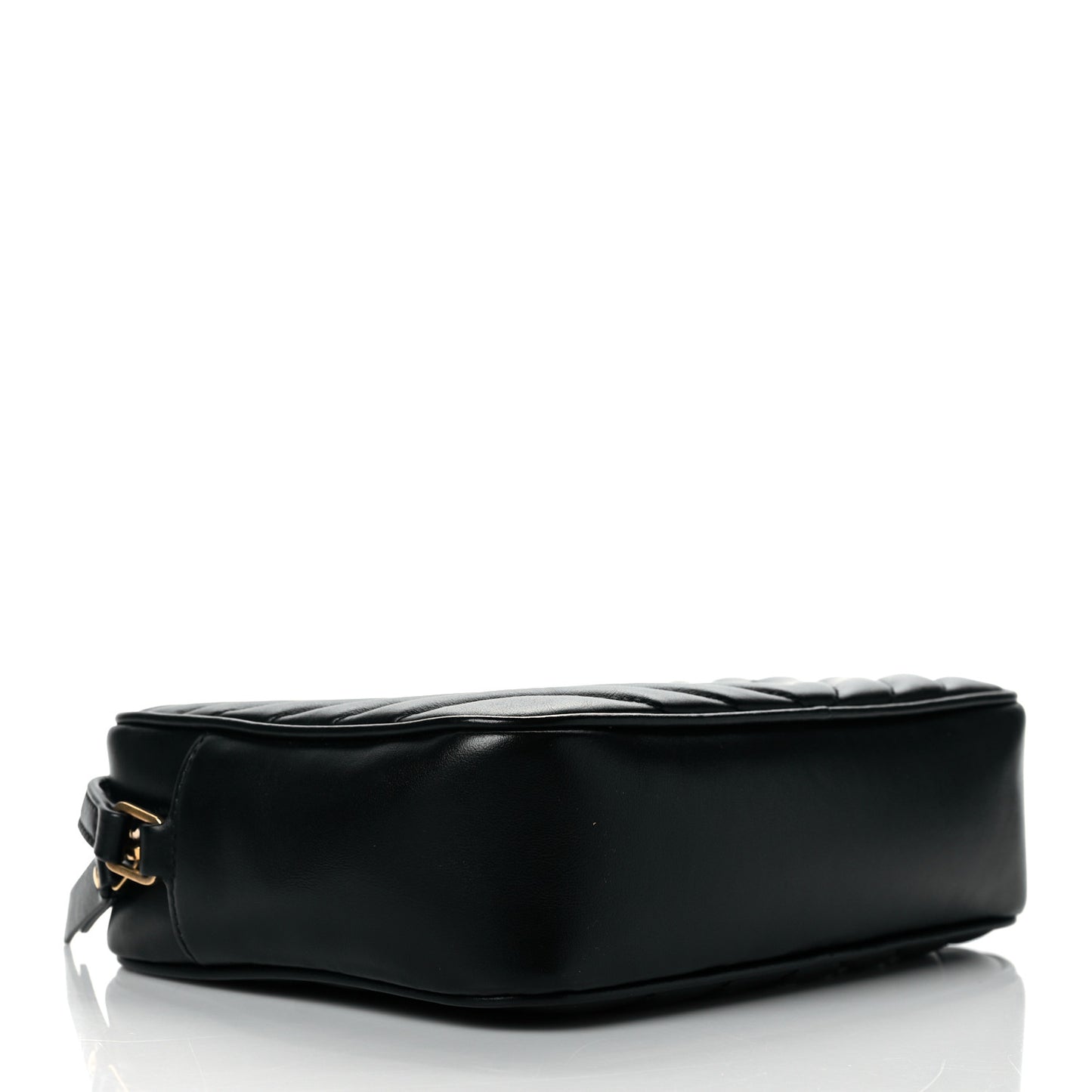 Calfskin Matelasse Monogram Lou Camera Bag Black
