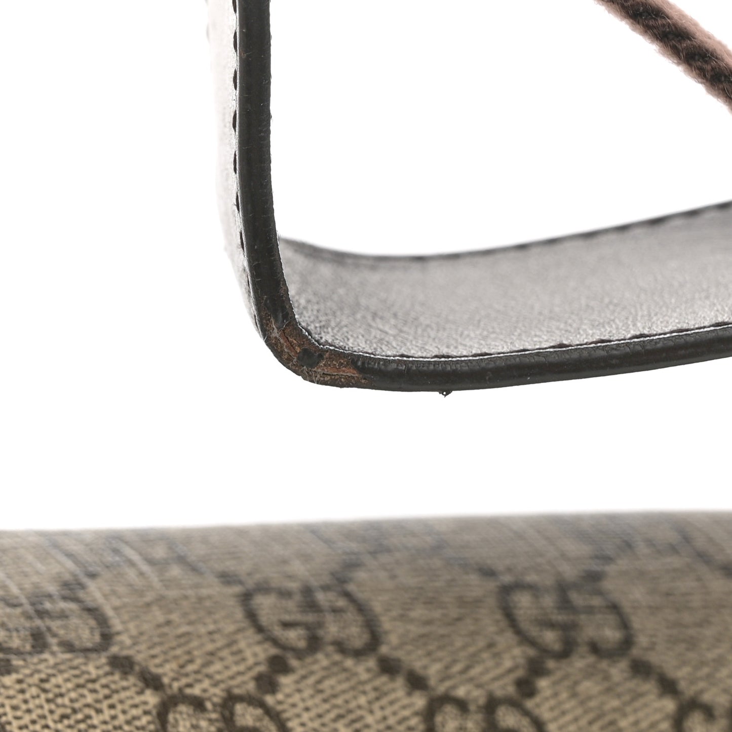 GG Plus Monogram Messenger Diaper Bag Dark Brown