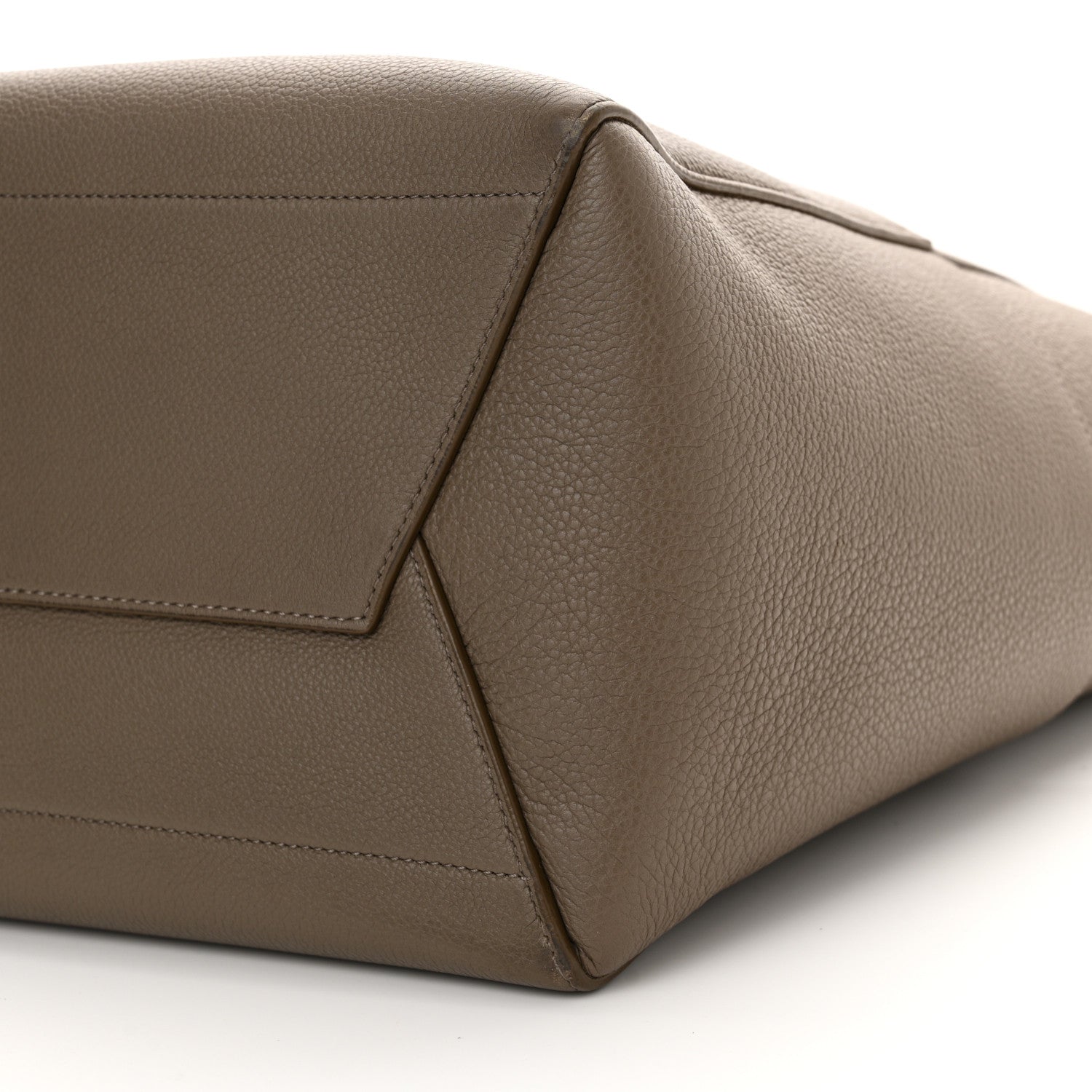 Celine Soft Grained Calfskin Sangle Bucket Bag Taupe 10 of 10
