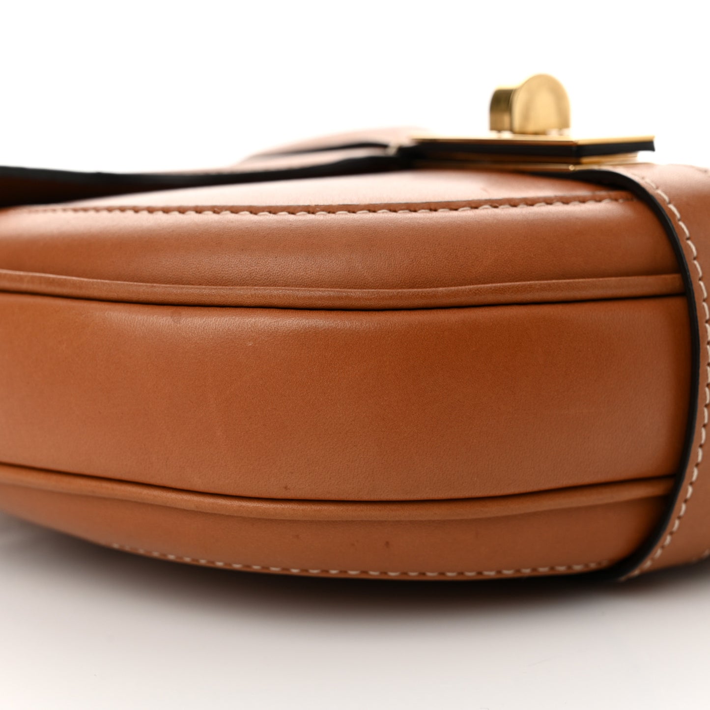 Natural Calfskin Besace Small 16 Tan