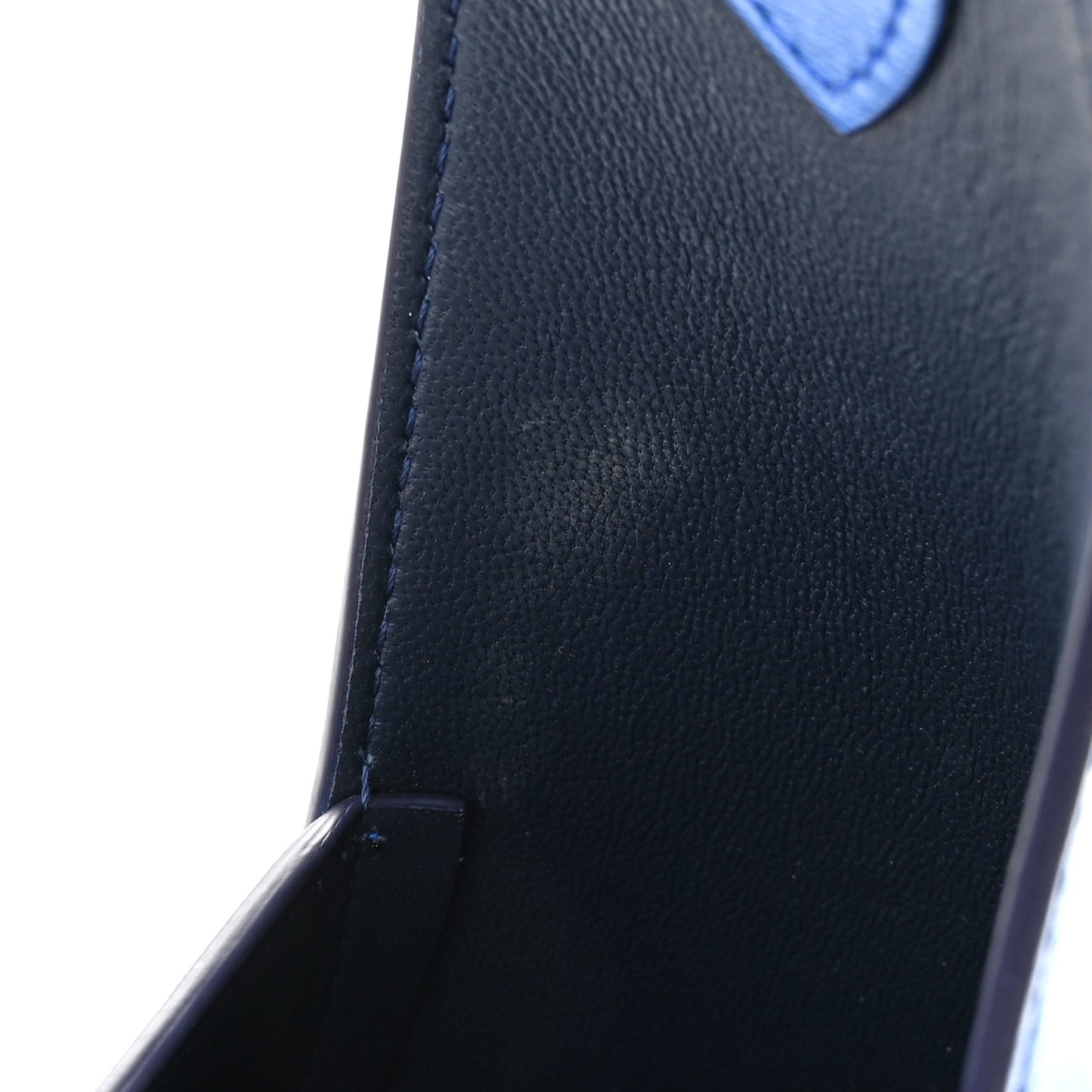 Smooth Calfskin Jeweled Hobo Bag Blue