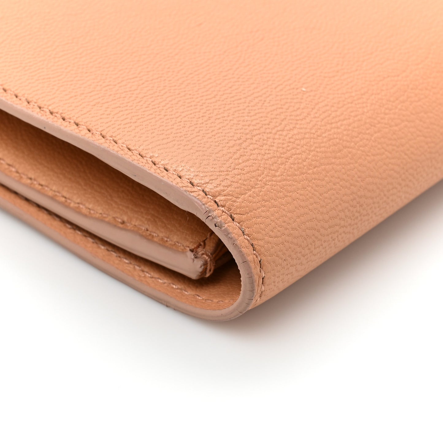 Calfskin Large Belle De Jour Clutch Beige