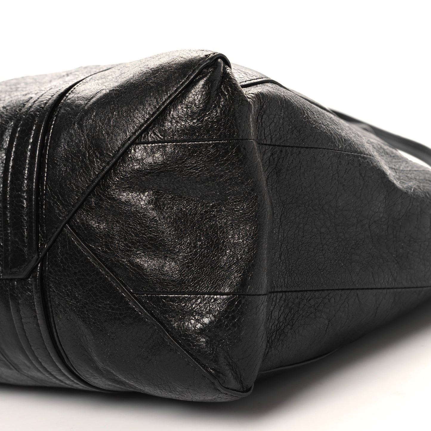 Agneau Arena Medium Barbes East West Shopper Black
