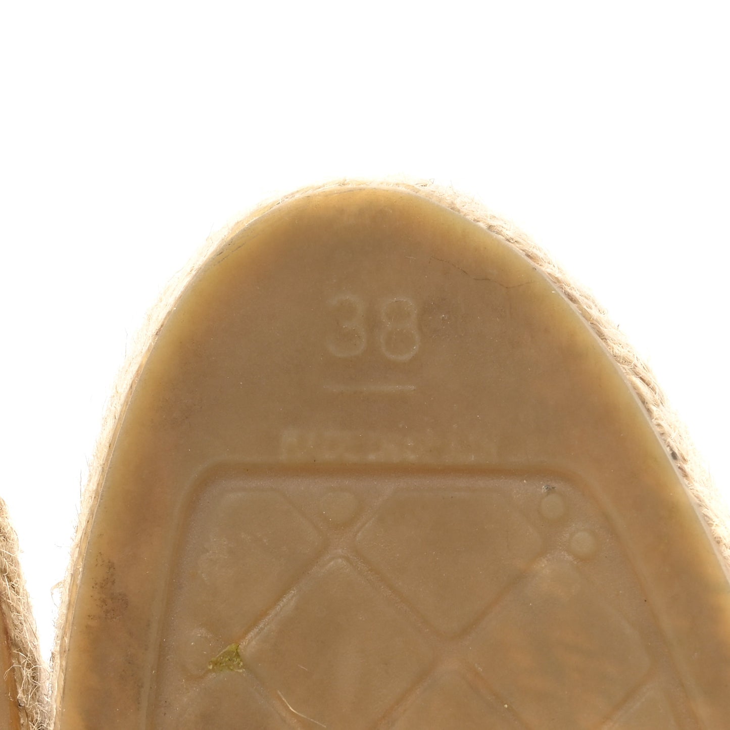 Tweed Grosgrain CC Espadrilles 38 Pink