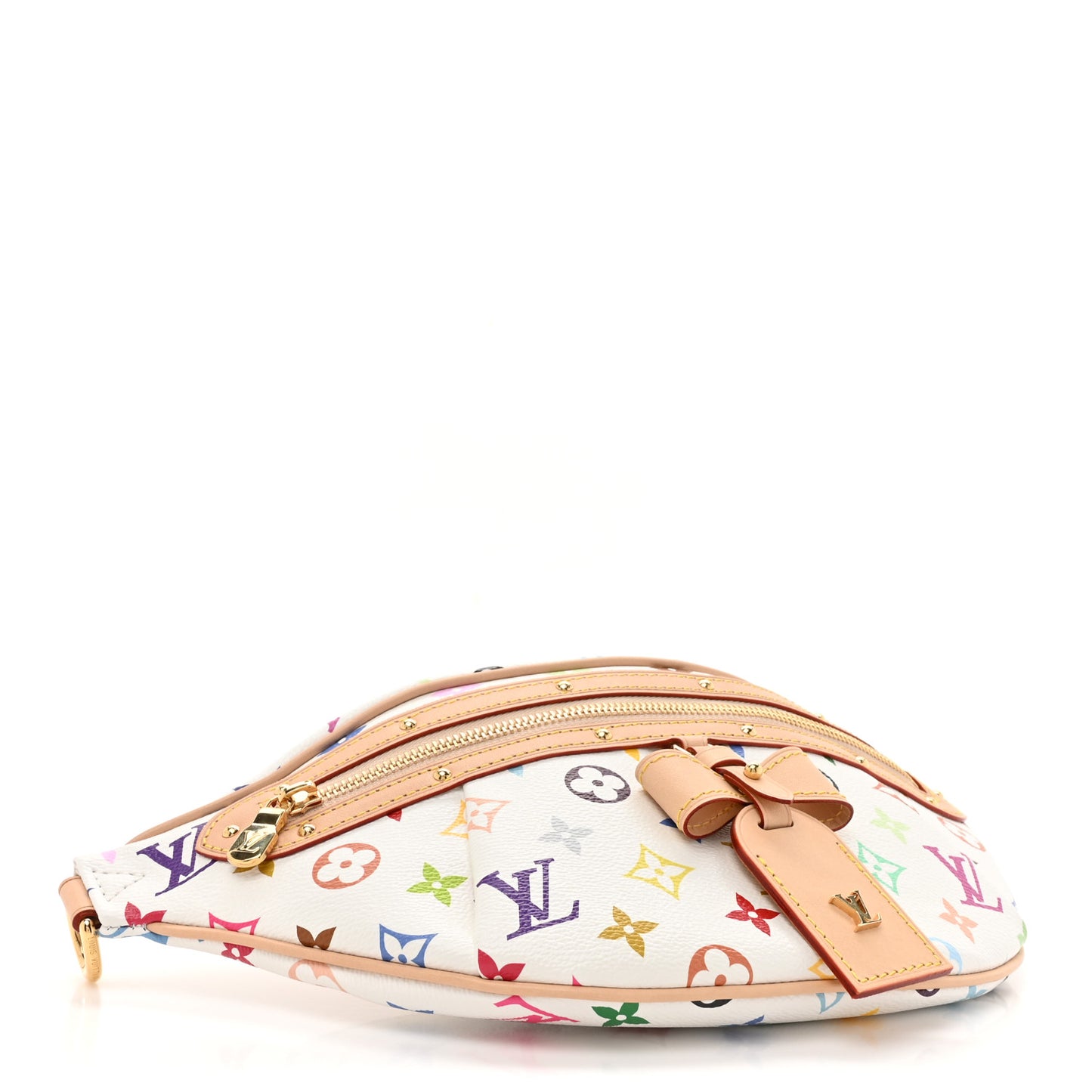 LV X TM Monogram Multicolor High Rise Bumbag White