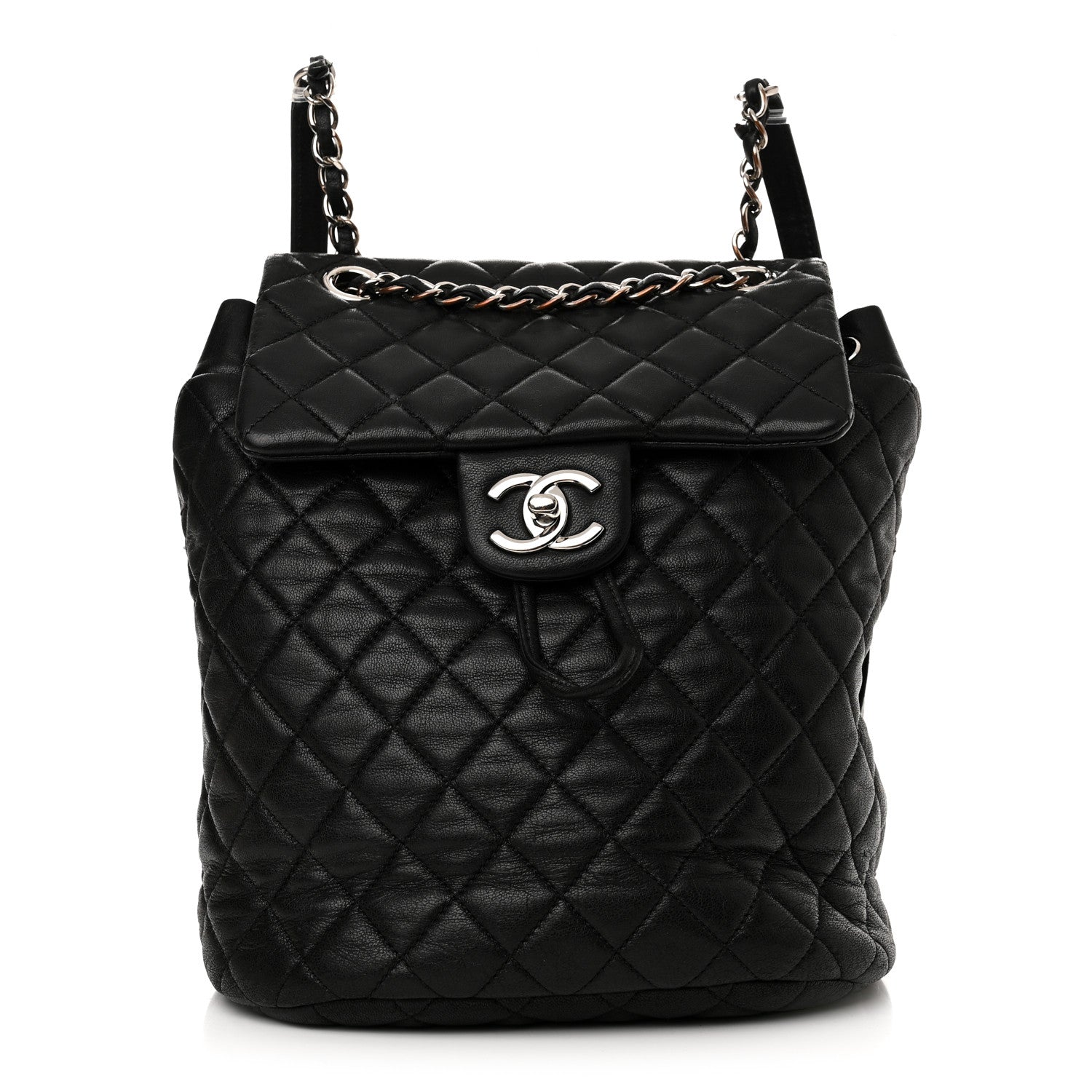 Chanel Lambskin Quilted Small Urban Spirit Backpack Black 1 of 14
