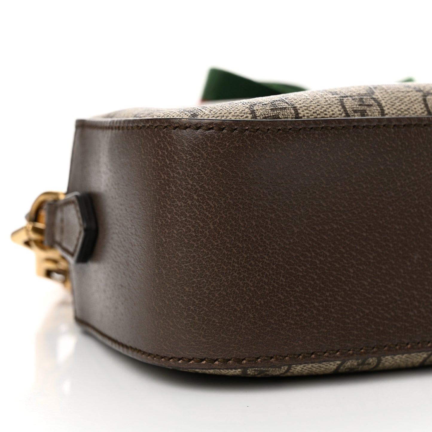 GG Supreme Monogram Web Neo Vintage Shoulder Bag Beige New Acero Crop