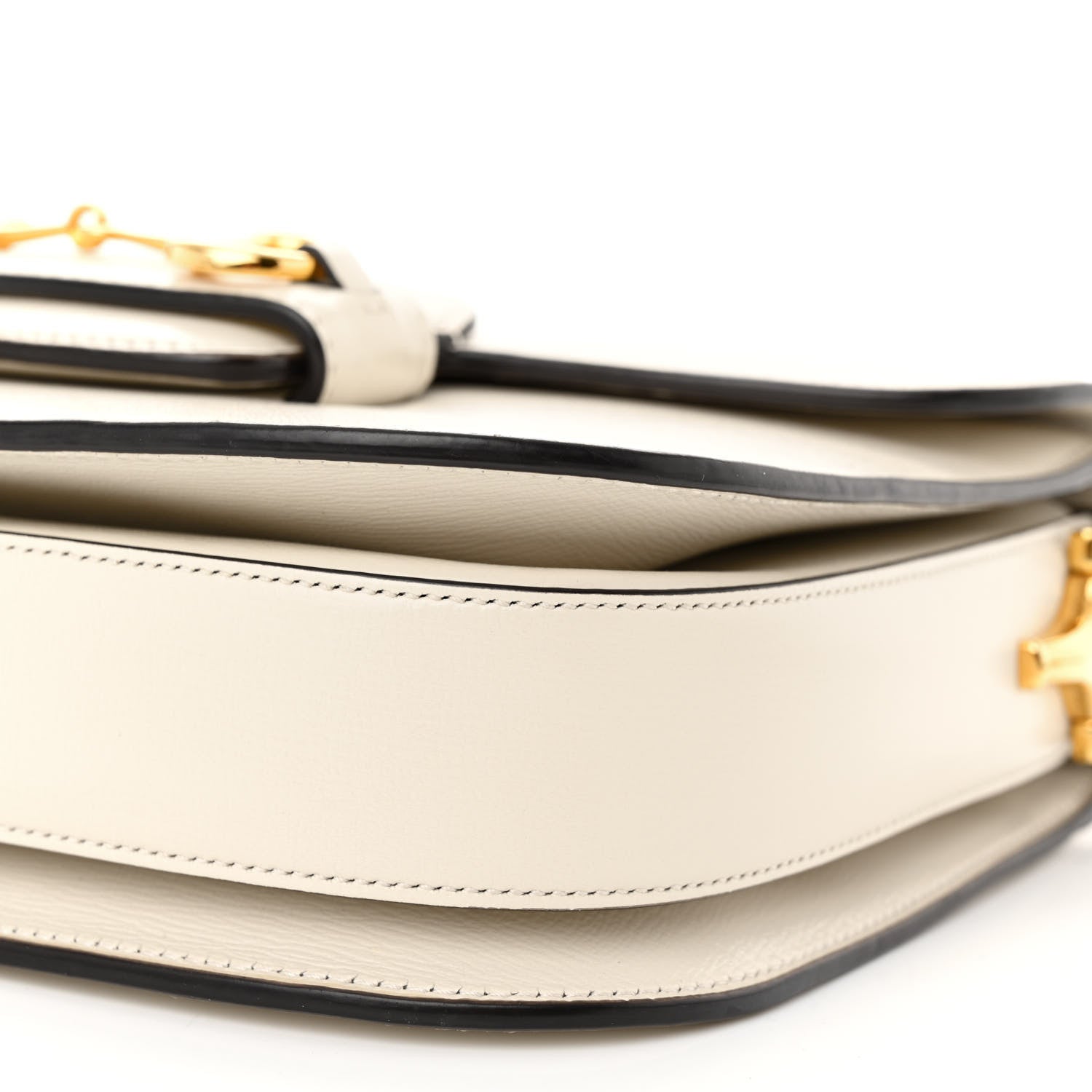 Gucci Azalea Calfskin Horsebit 1955 Shoulder Bag Mystic White 10 of 10