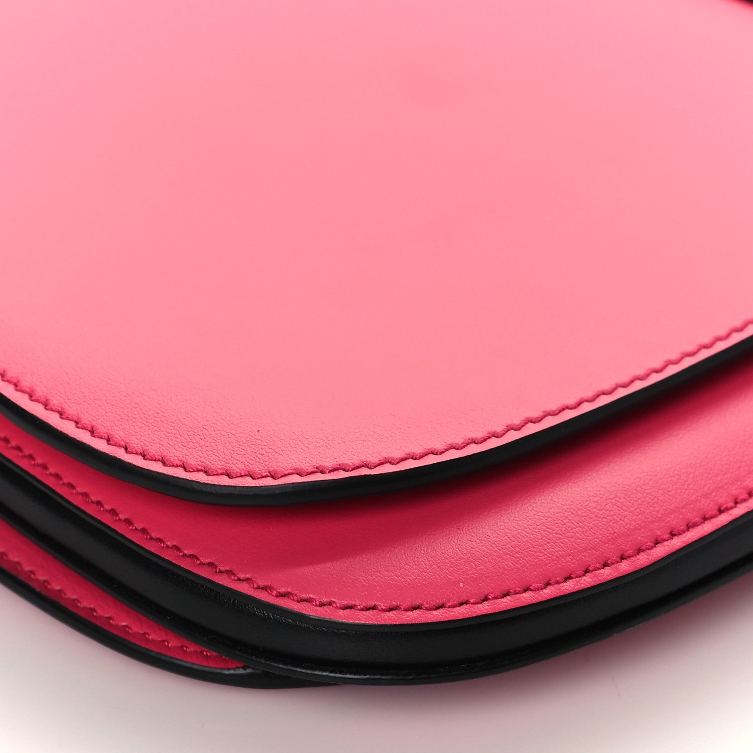 Prada City Calfskin Small Margit Bag Magenta Black 9 of 9