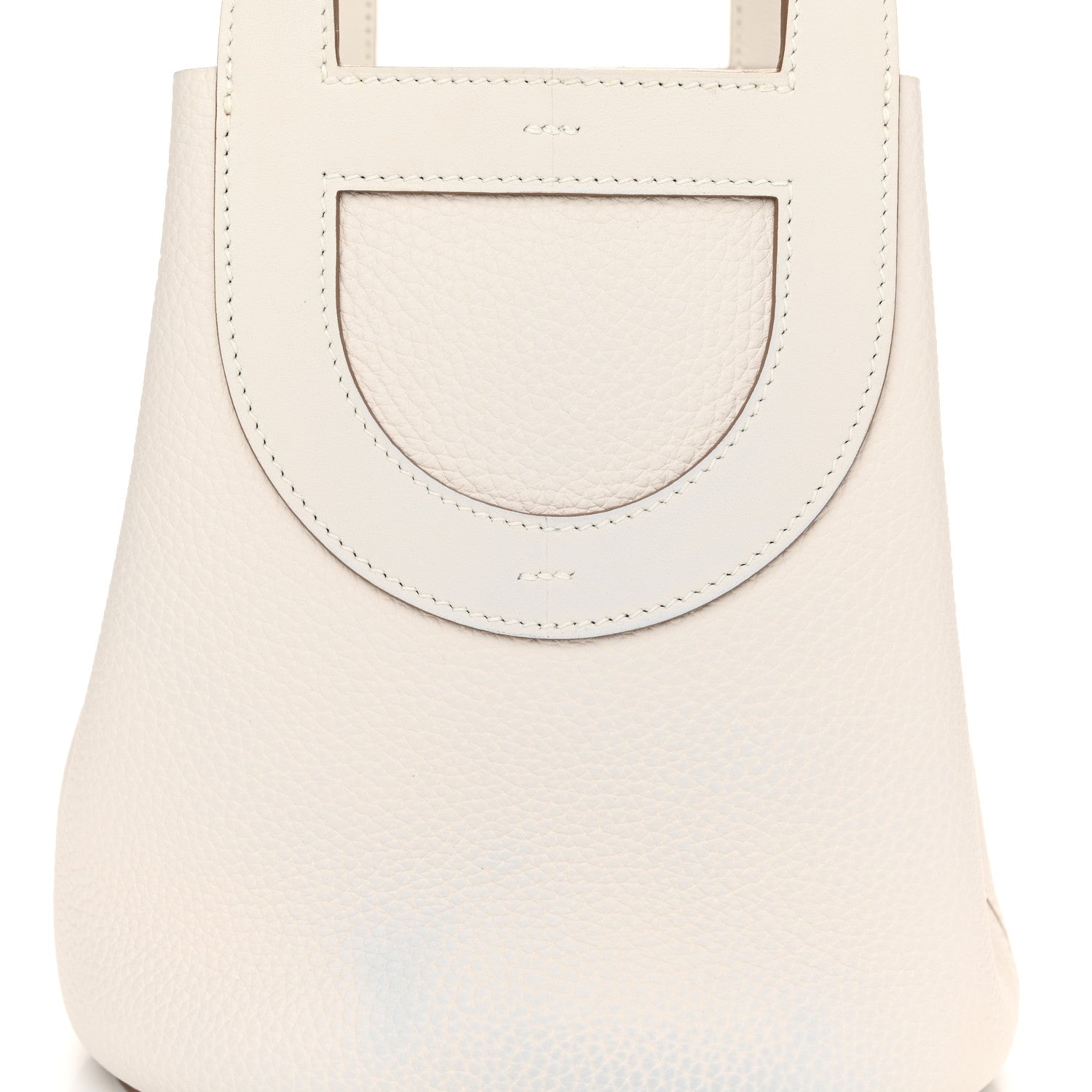 Hermes Taurillon Clemence Swift In-The-Loop 18 Bag Gris Pale 8 of 12