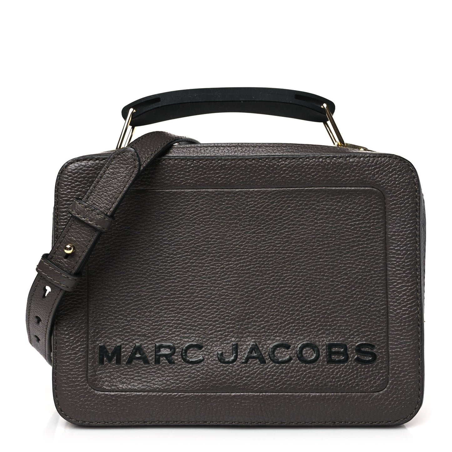 Calfskin The Box 20 Crossbody Grey