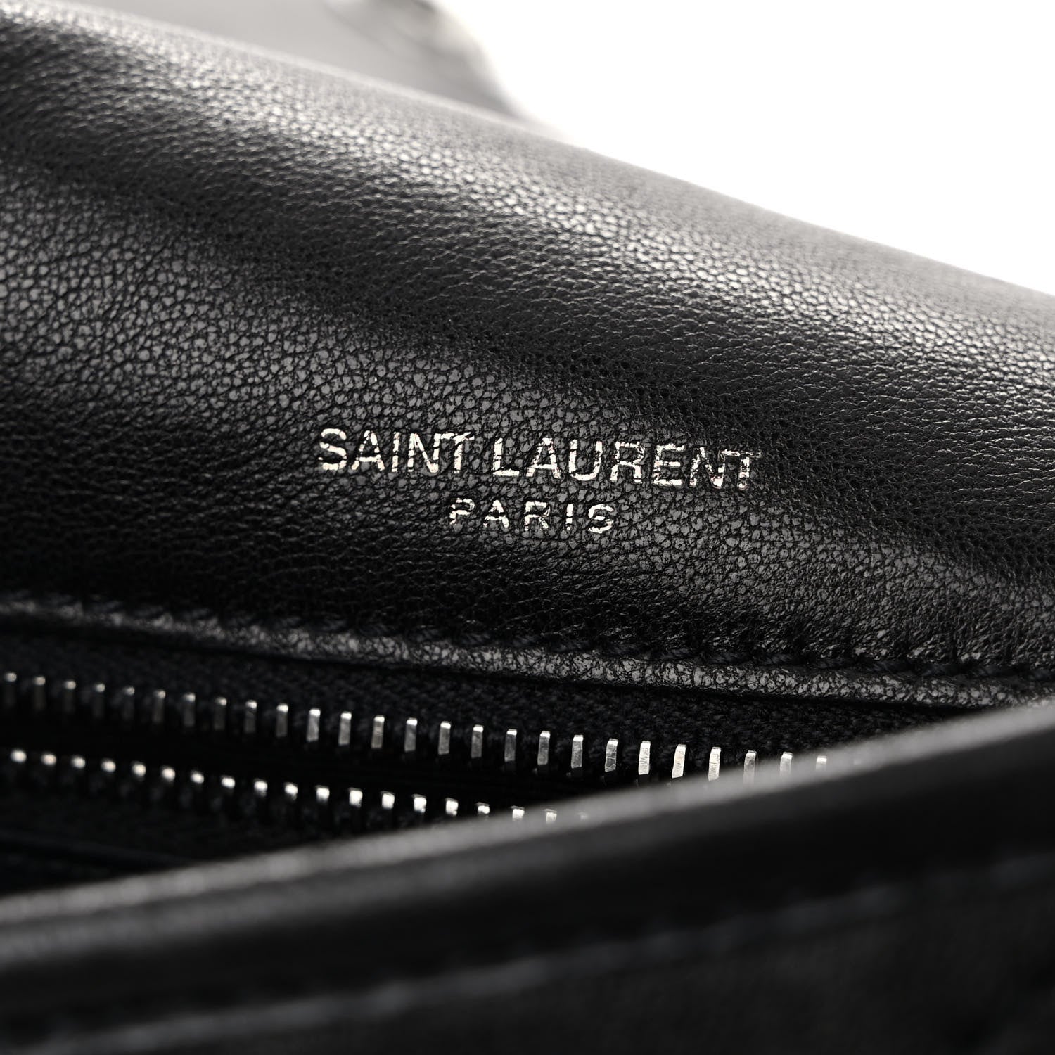 Saint Laurent Calfskin Matelasse Monogram Studded Stardust Medium Niki Chain Satchel Black 6 of 11