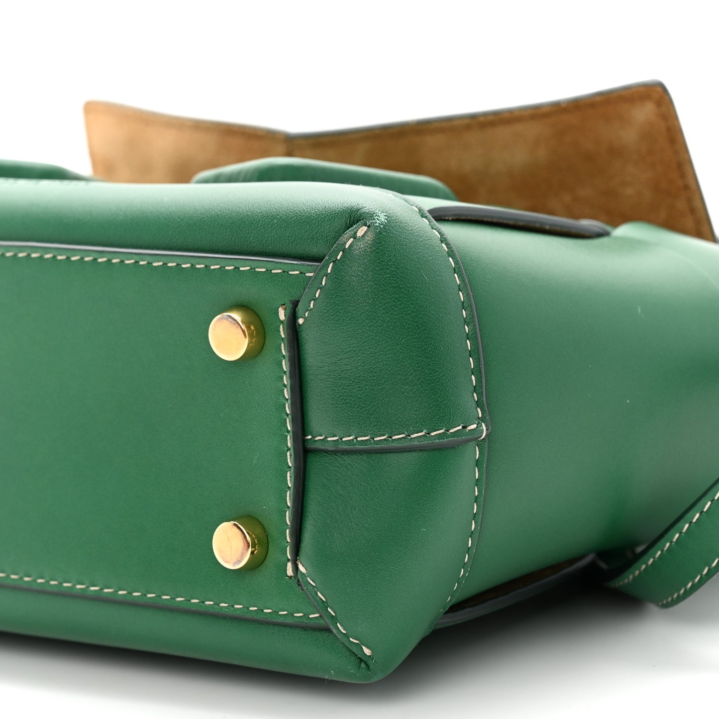 Calfskin Mini Maxi Intrecciato Arco Green