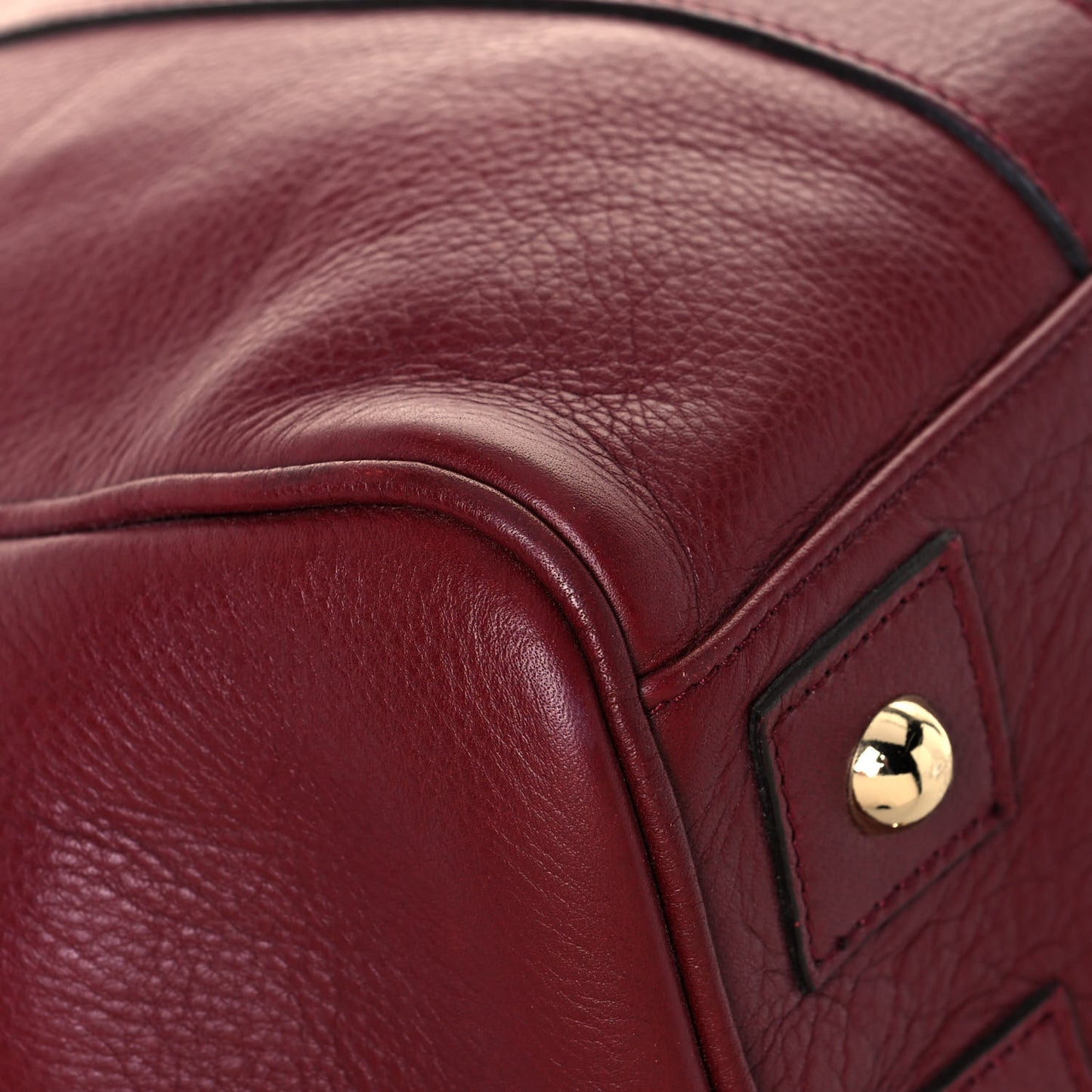 Natural Leather Bayswater Poppy Red