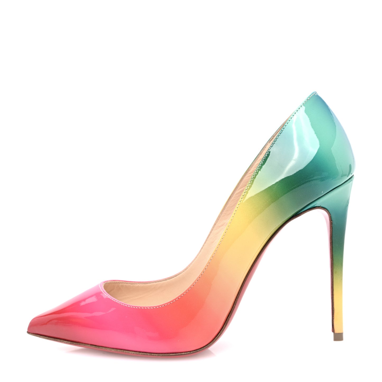 Patent Rainbow Pigalle Follies 100 Pumps 36.5 Multicolor