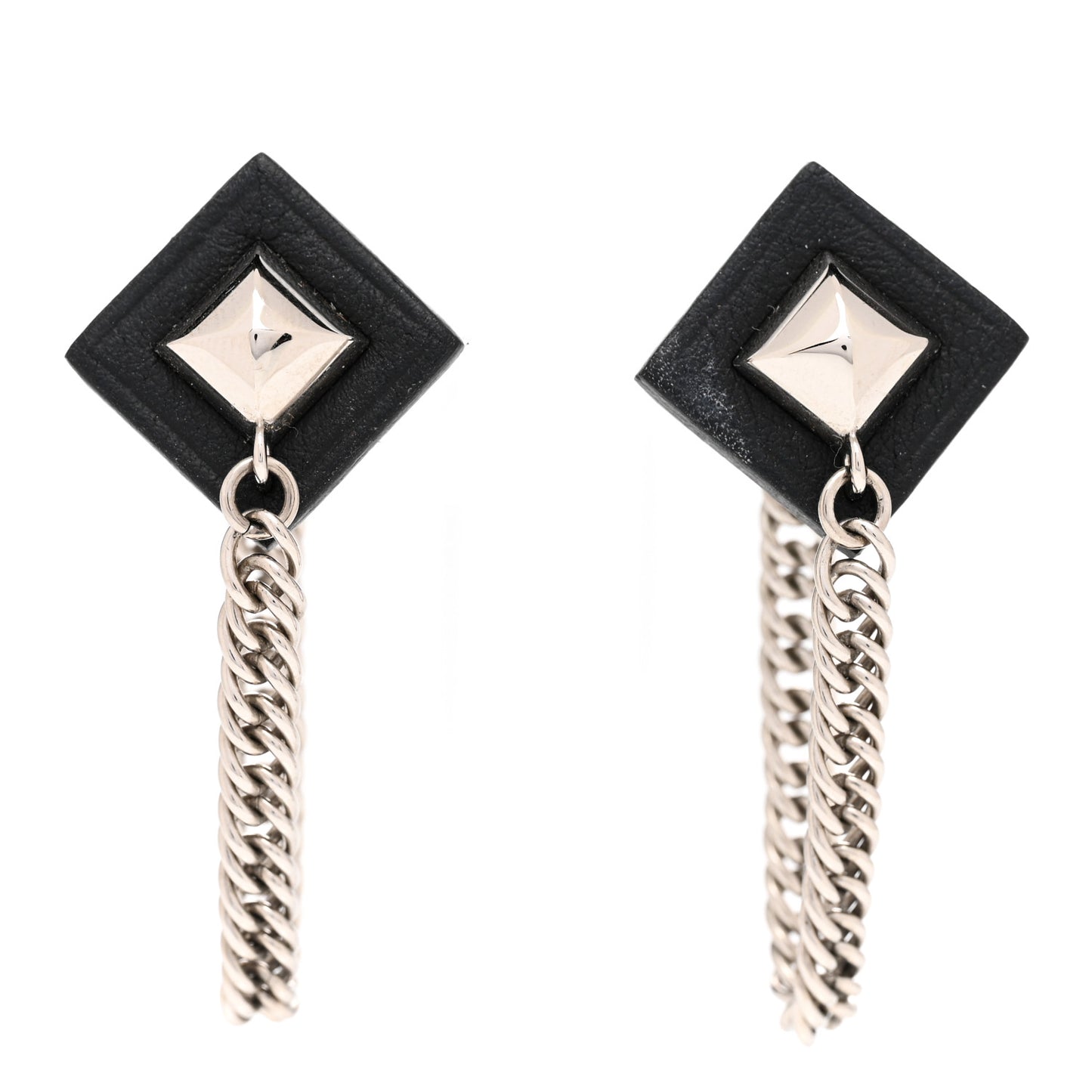 Palladium Swift Gourmette Equestre Earrings Black