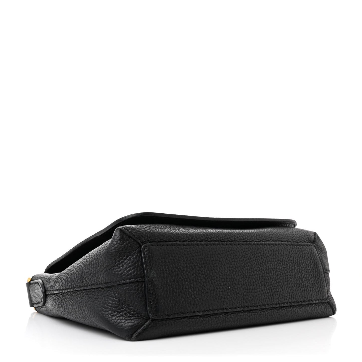 Signature Grain Medium Burleigh Crossbody Bag Black
