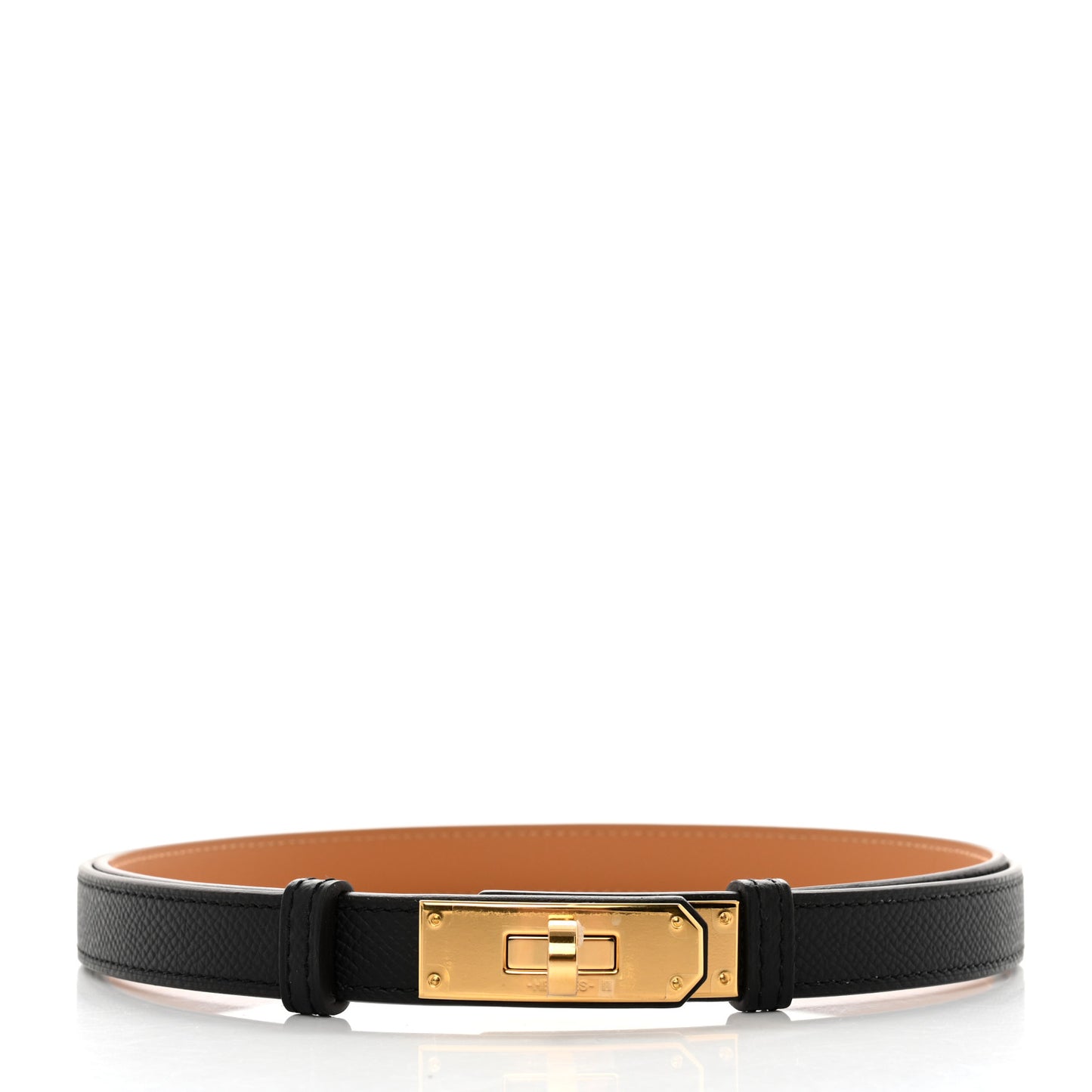Epsom Kelly Pocket Belt Black