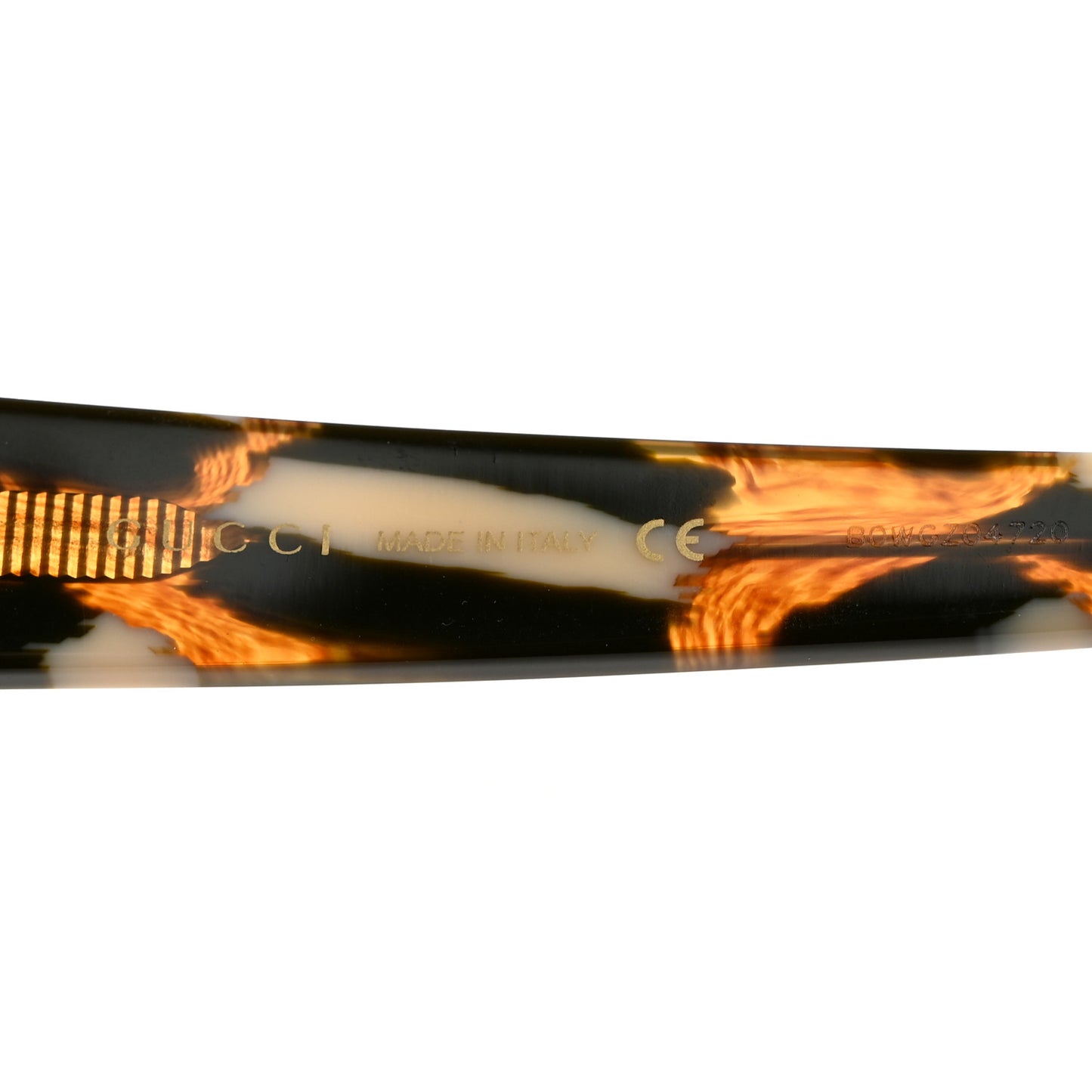 Acetate Square Sunglasses GG0772S Havana Brown