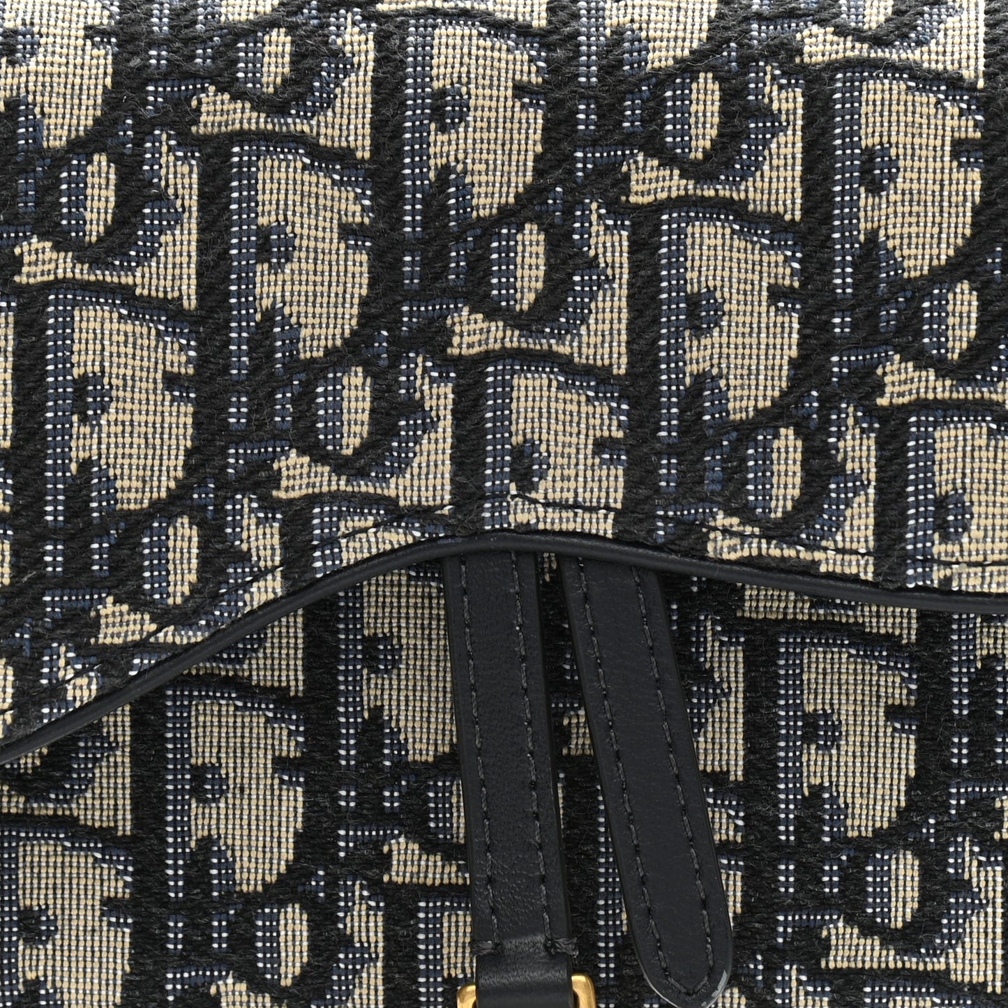 Oblique Saddle Belt Bag Blue
